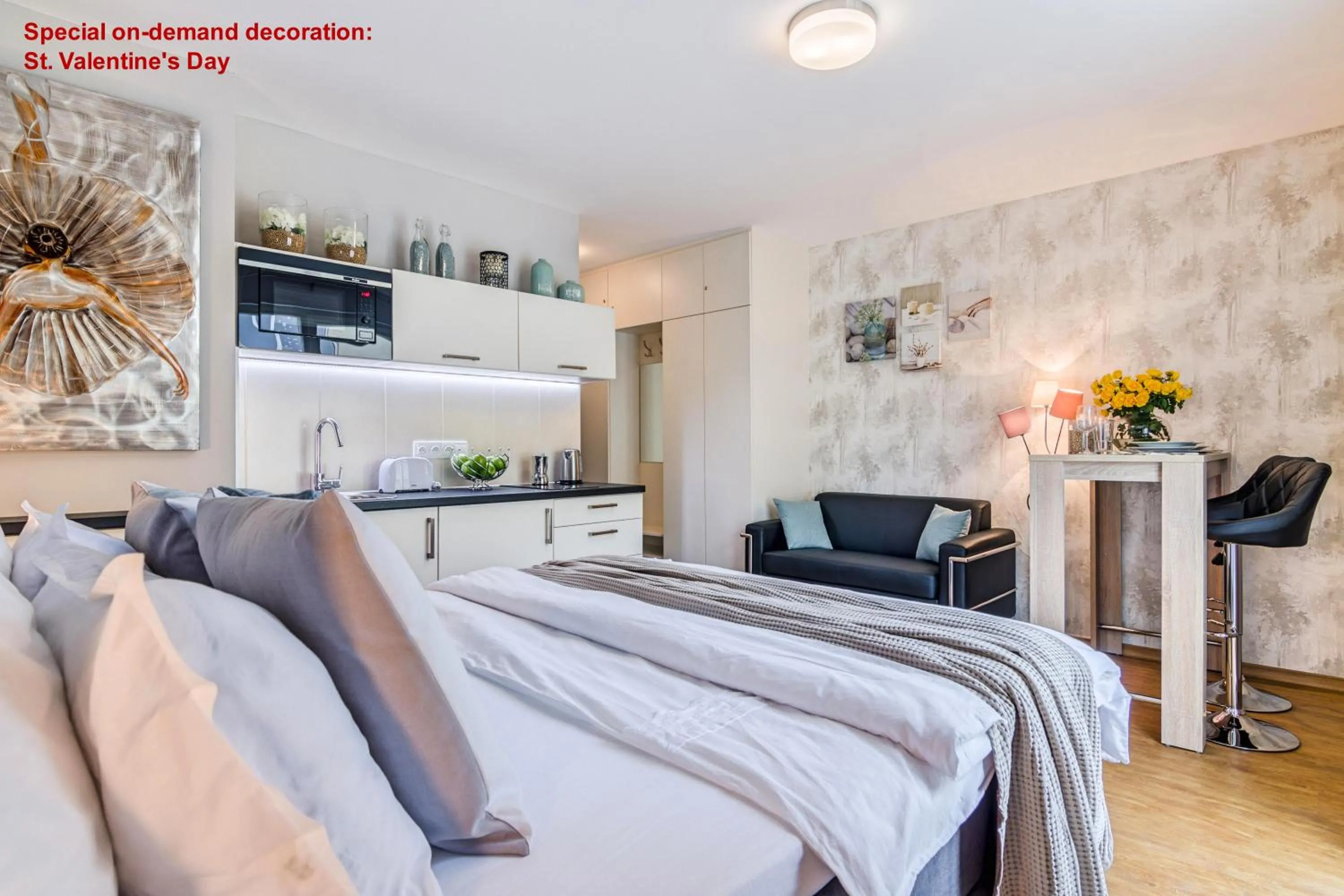 Coffee/tea facilities, Bed in Private Terrace in Heart of Prague
