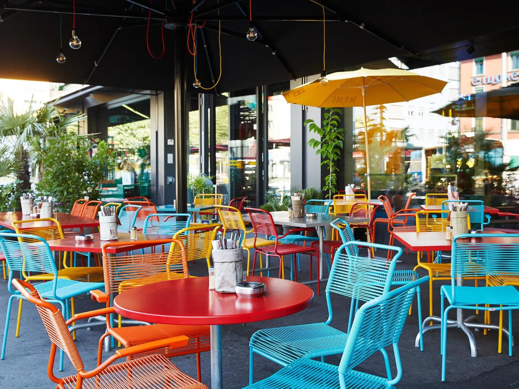 Patio in 25hours Hotel Langstrasse