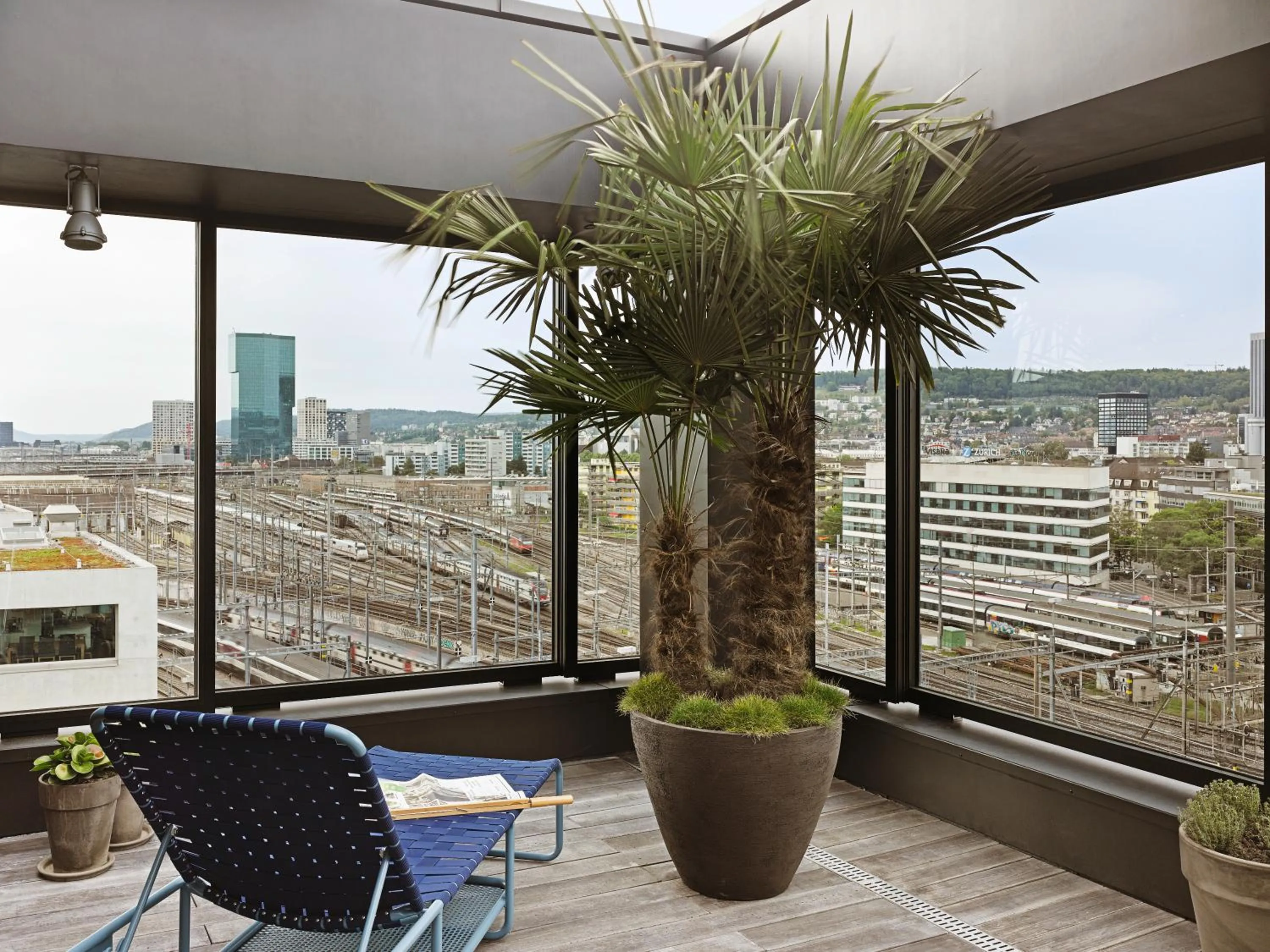 Sauna in 25hours Hotel Langstrasse