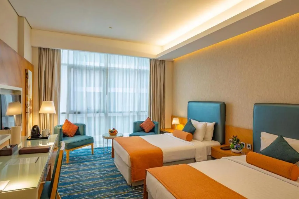 Bed in Royal Continental Hotel - Dubai Airport