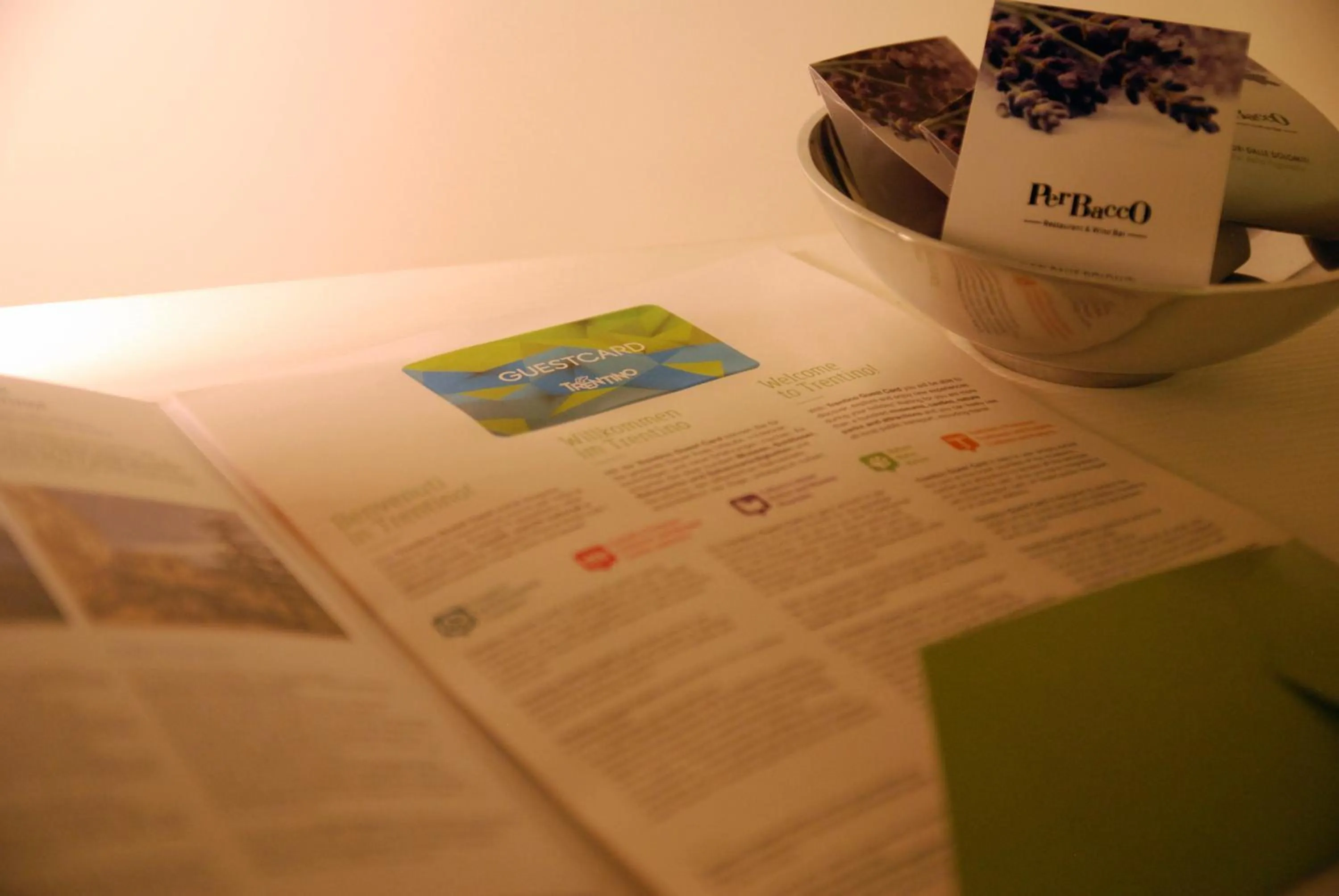 Certificate/Award in B&B Perbacco Relax