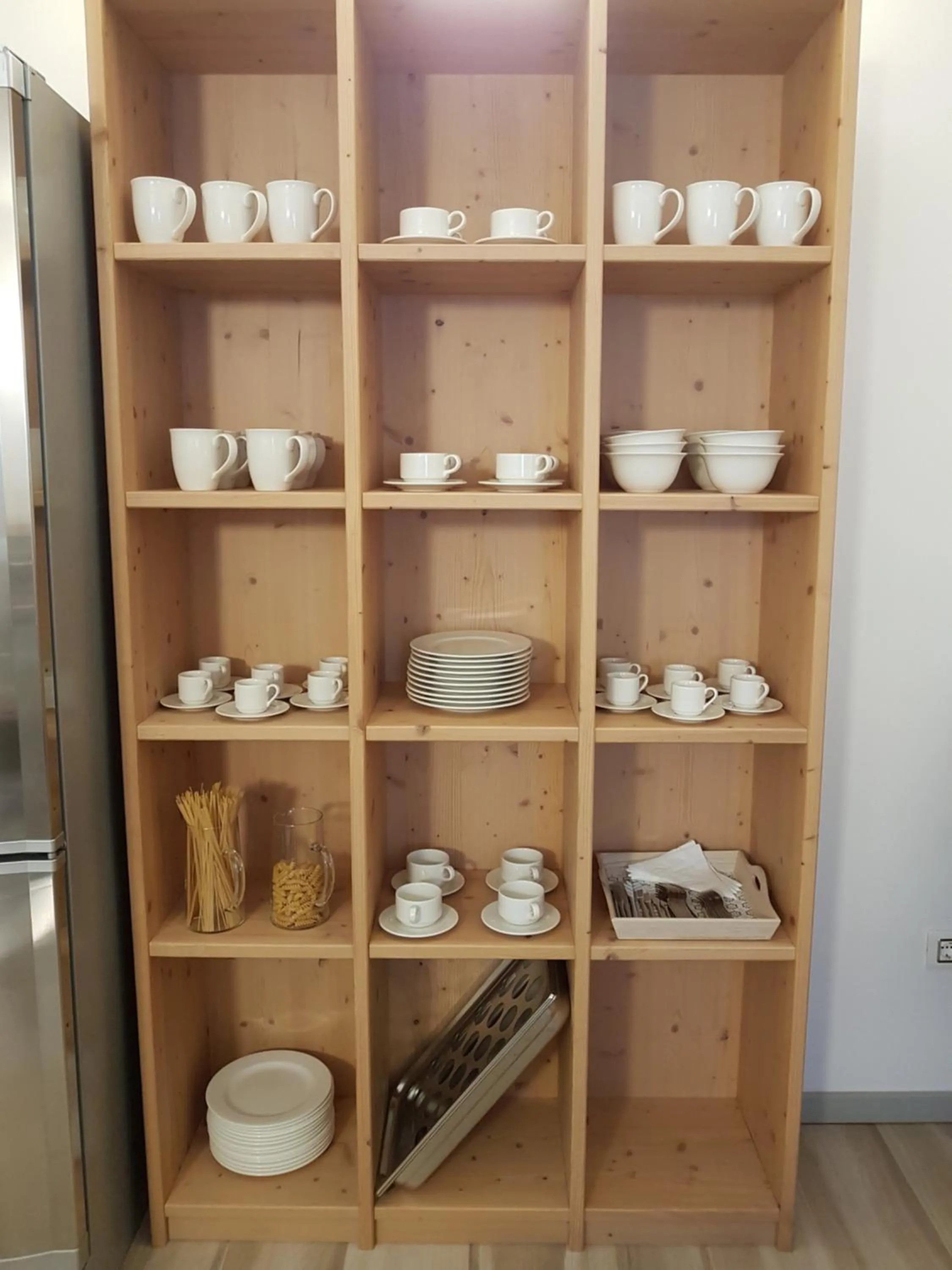 Communal kitchen in B&B Perbacco Relax