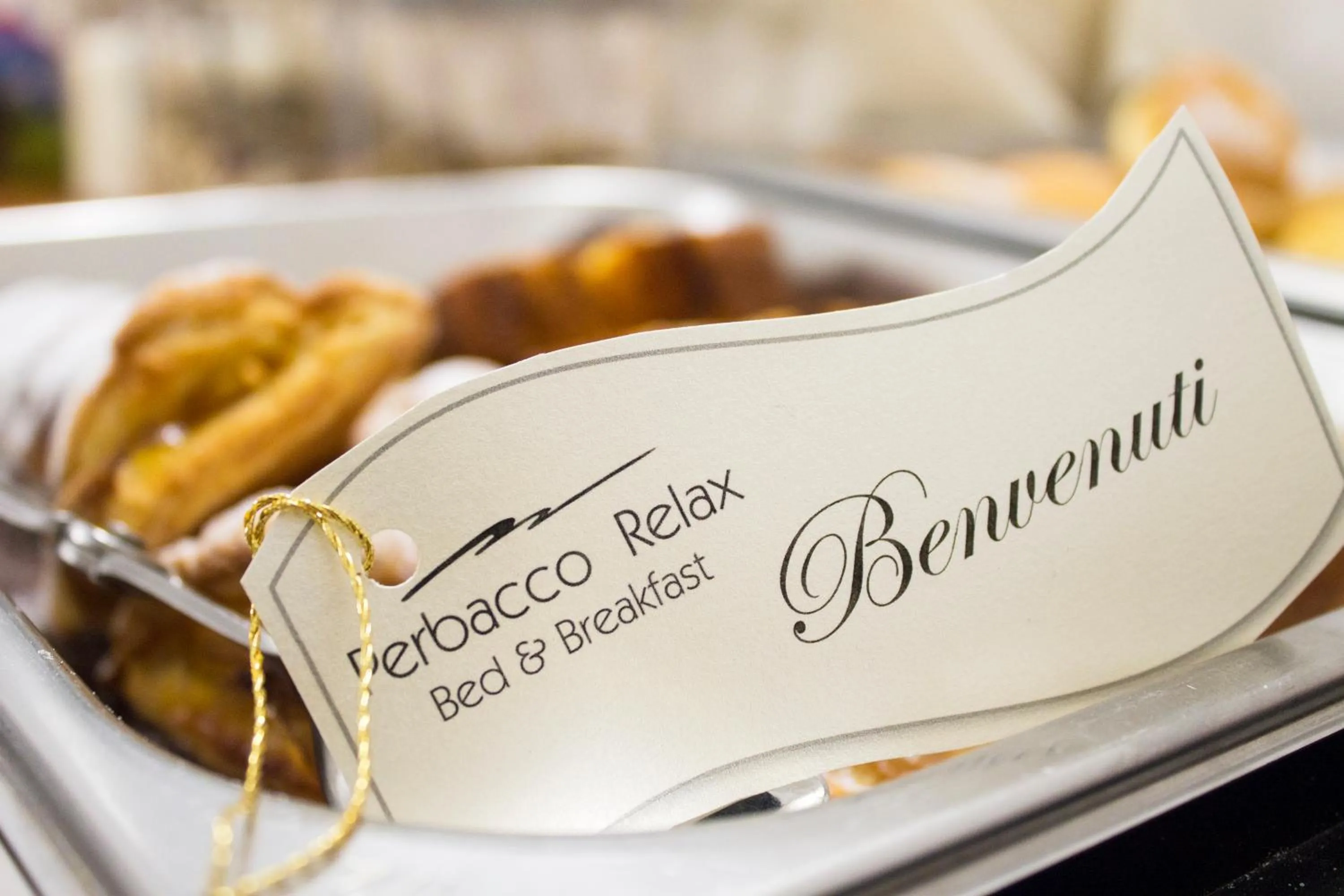 Food and drinks in B&B Perbacco Relax