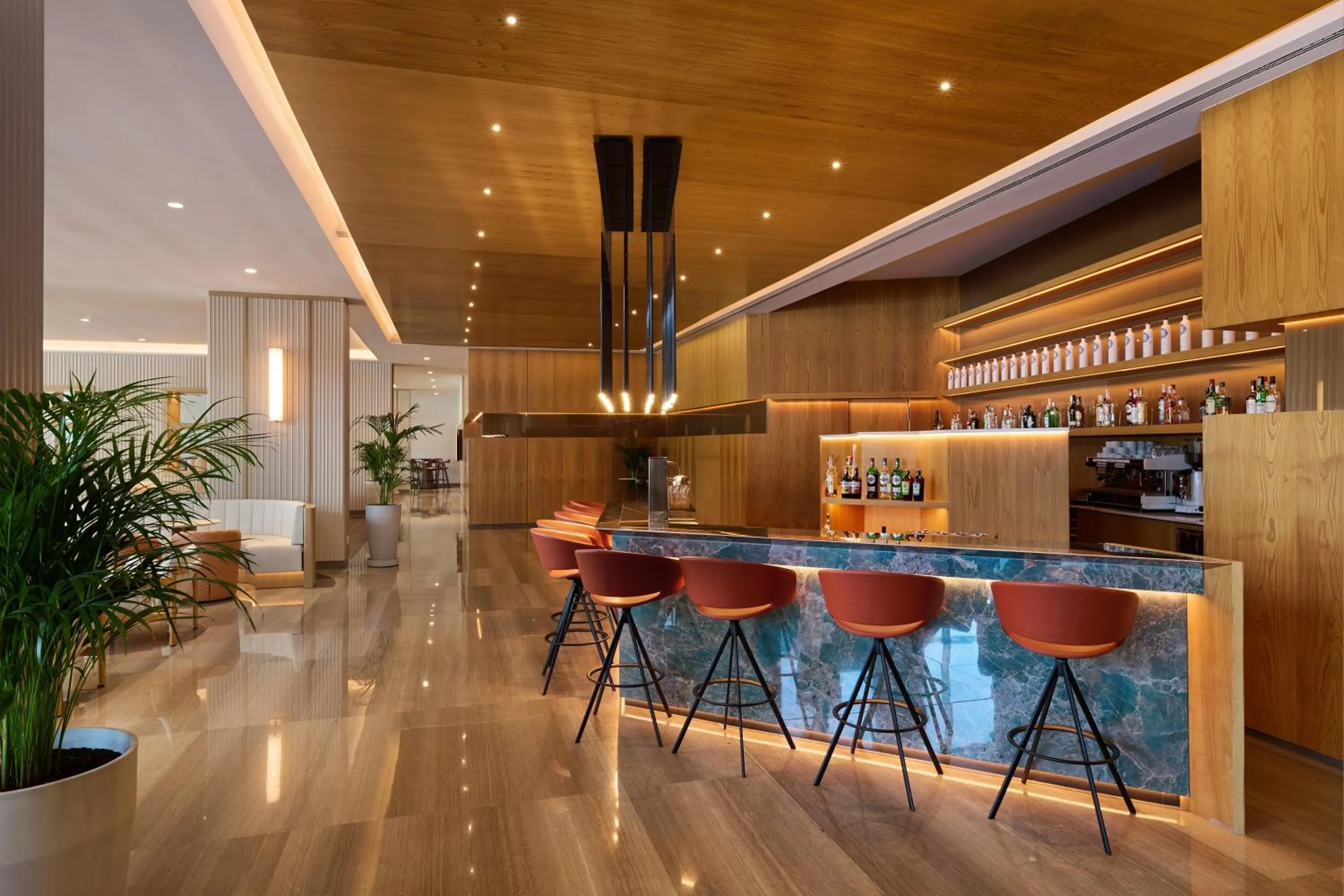 Lounge or bar in Hipotels Playa de Palma Palace&Spa