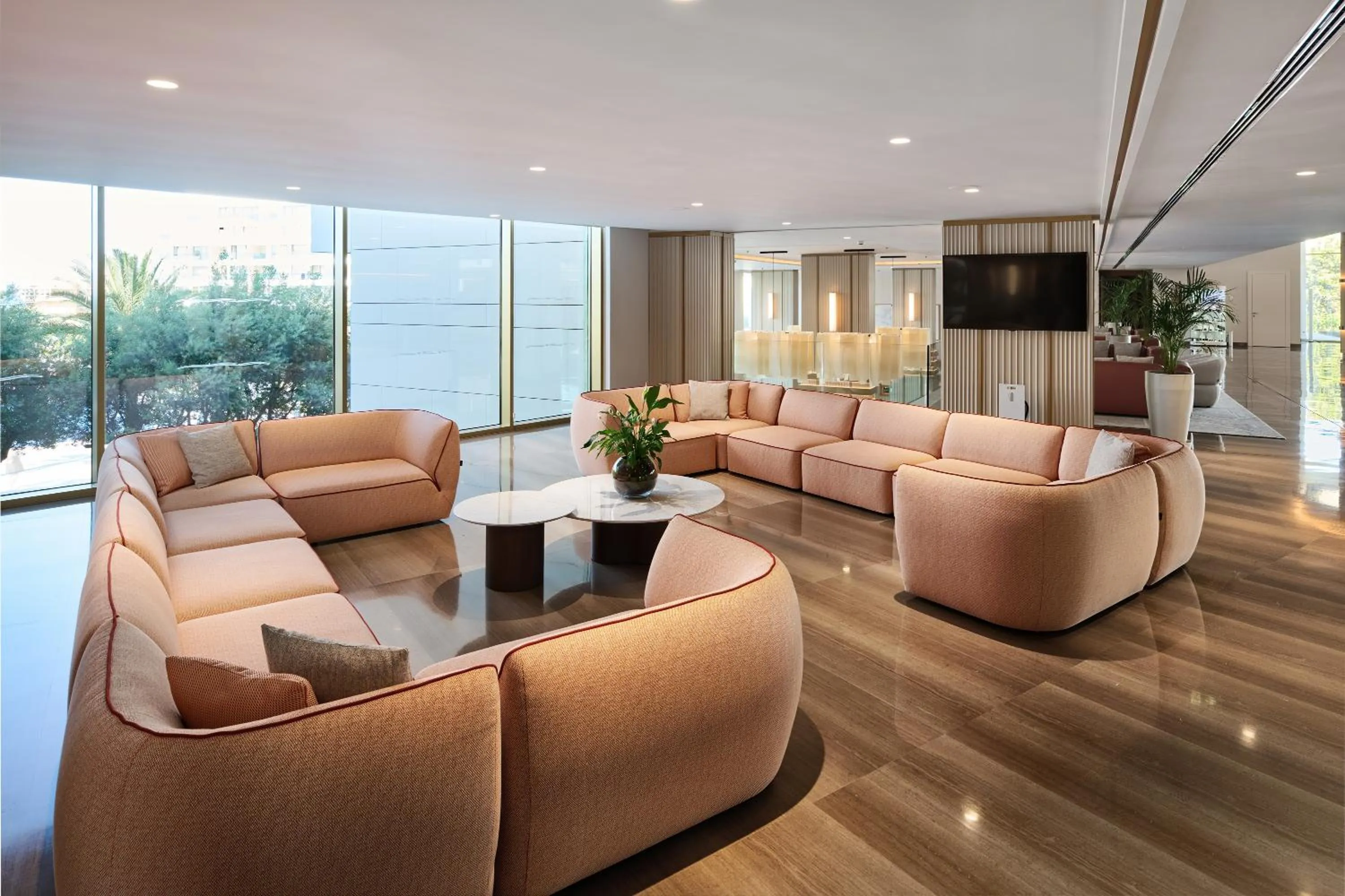 Lobby or reception in Hipotels Playa de Palma Palace&Spa