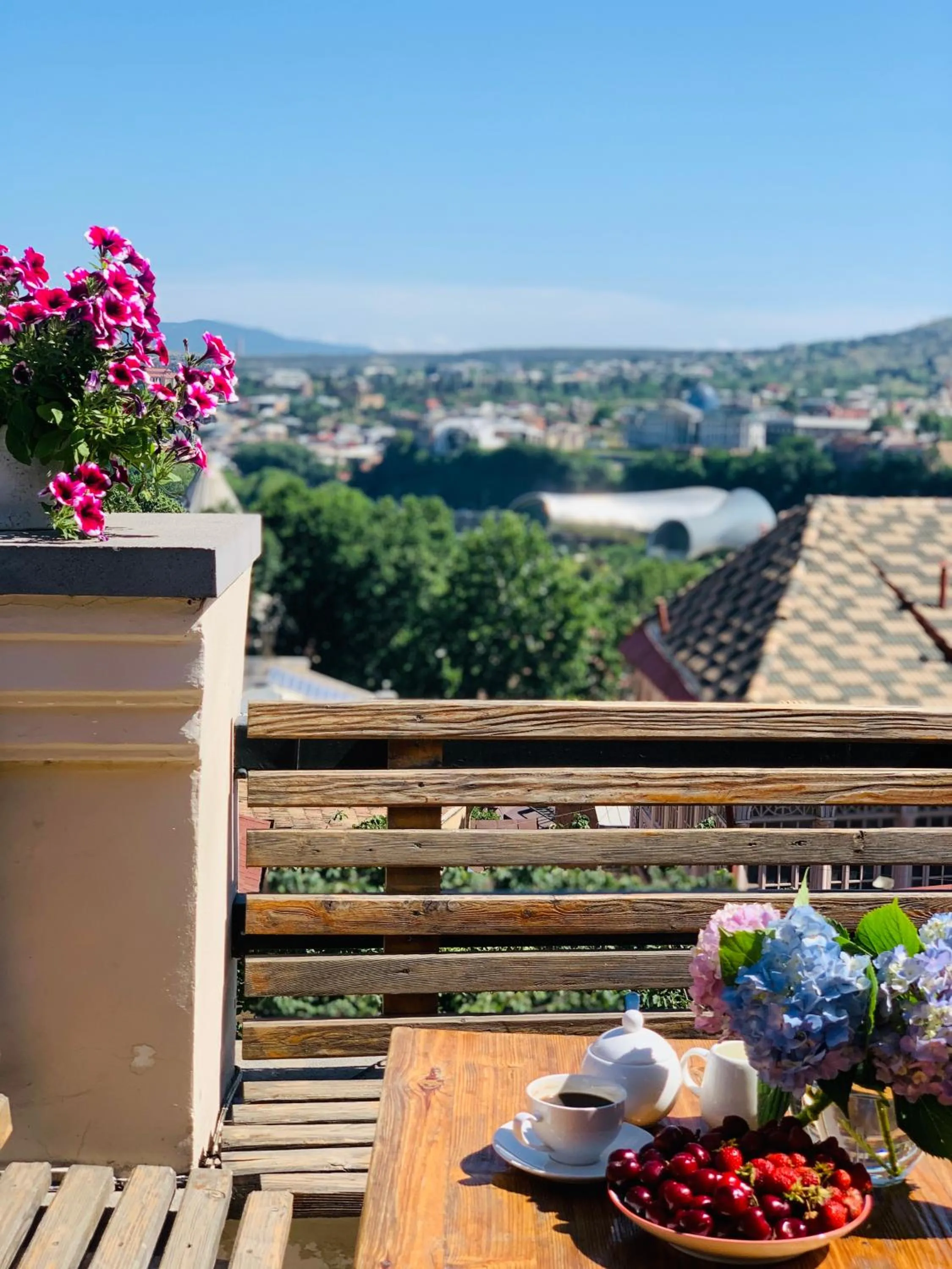 Balcony/Terrace in Betlemi Old Town Hotel