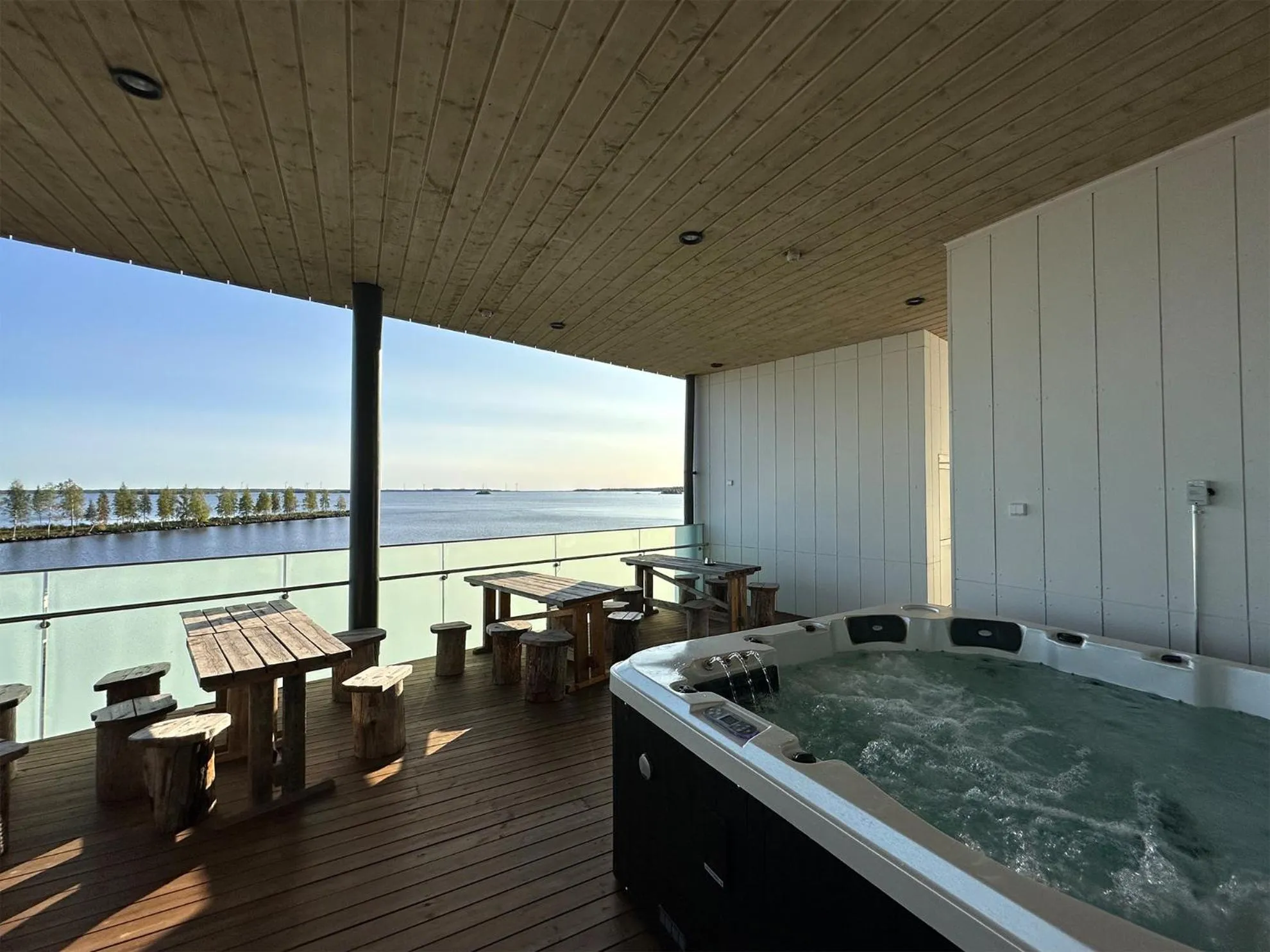 Hot Tub in Seaside Glass Villas