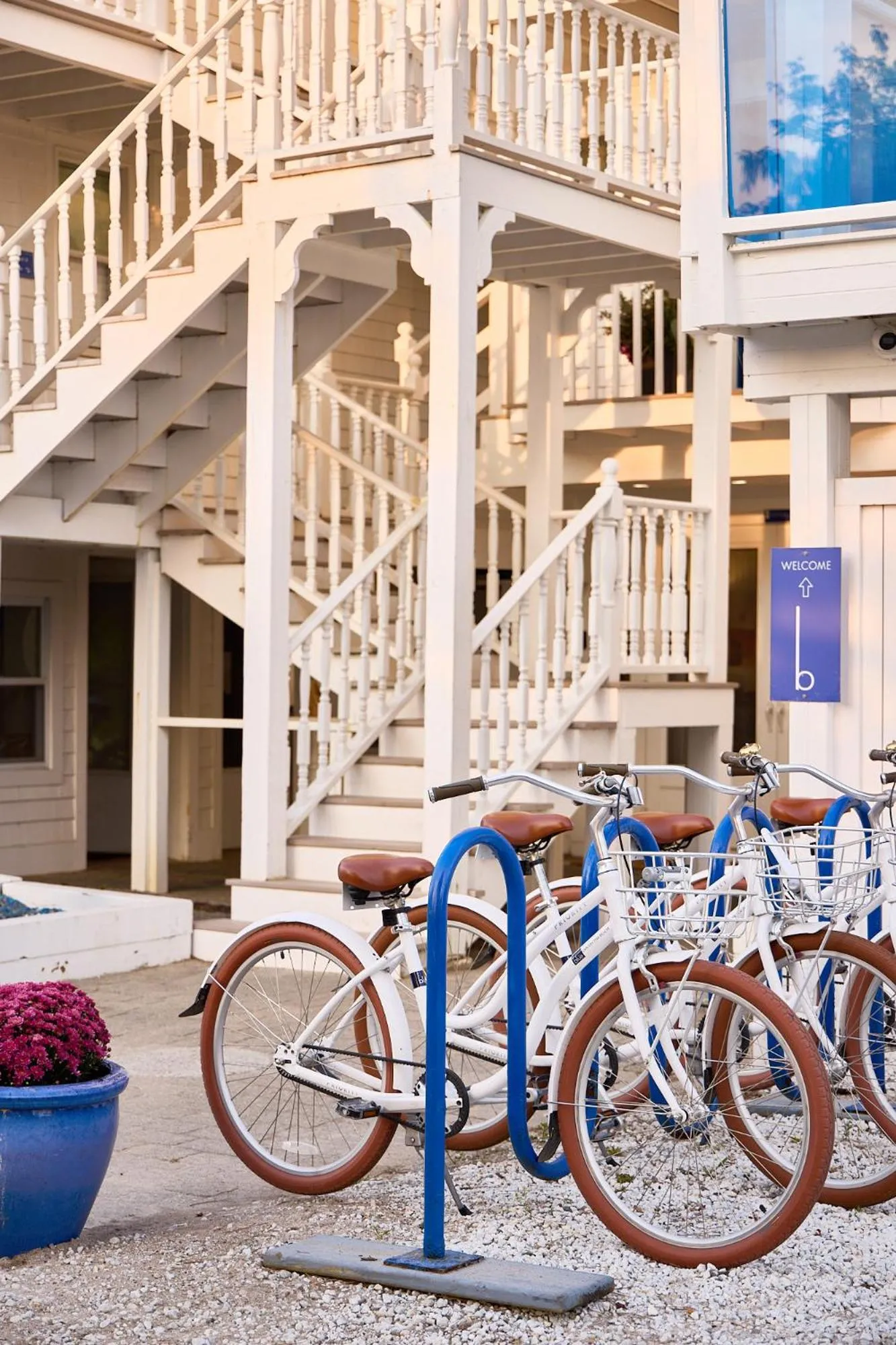 Cycling in Blue - Inn on the Beach