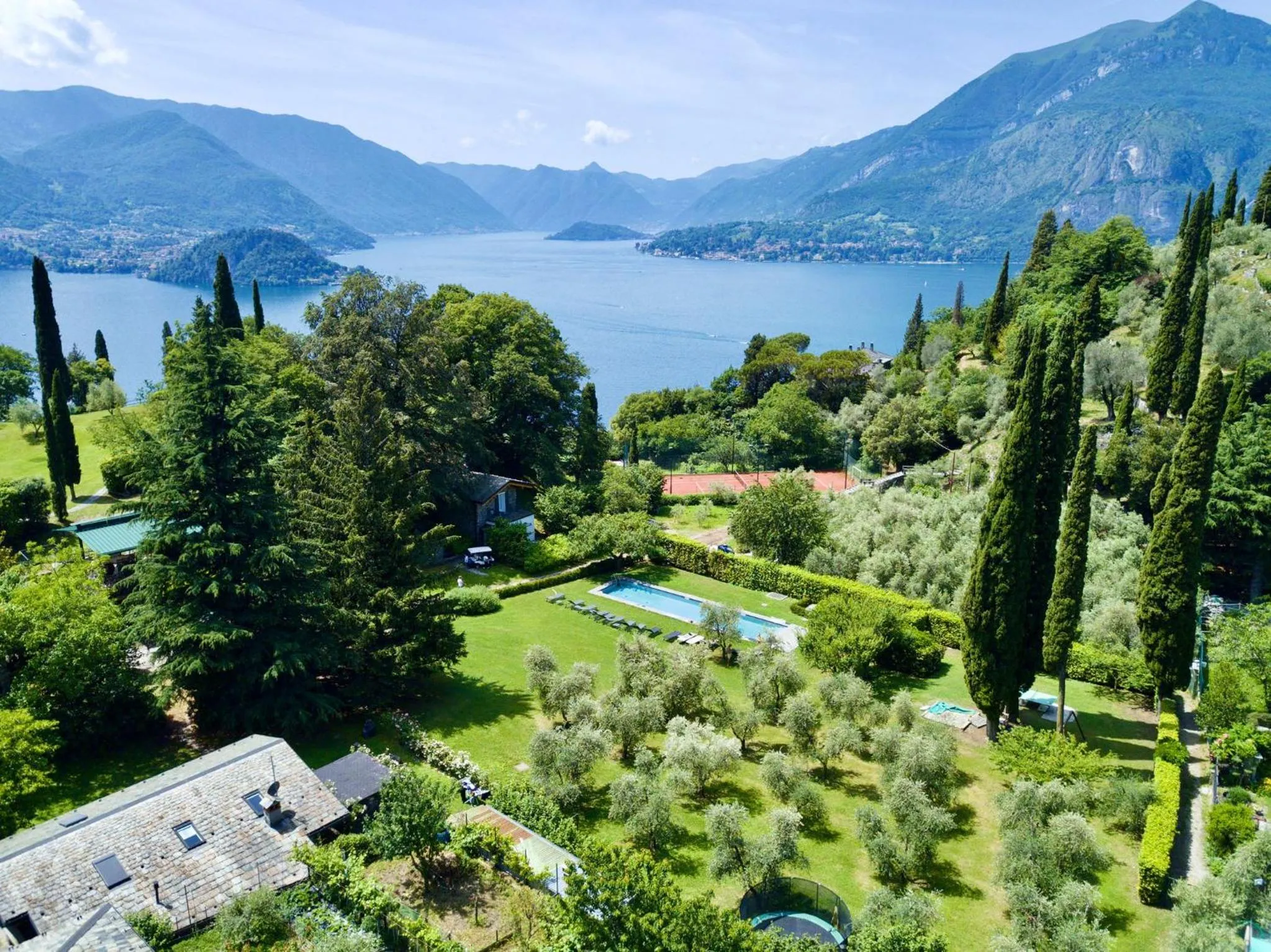 Bird's eye view in Agriturismo Castello di Vezio