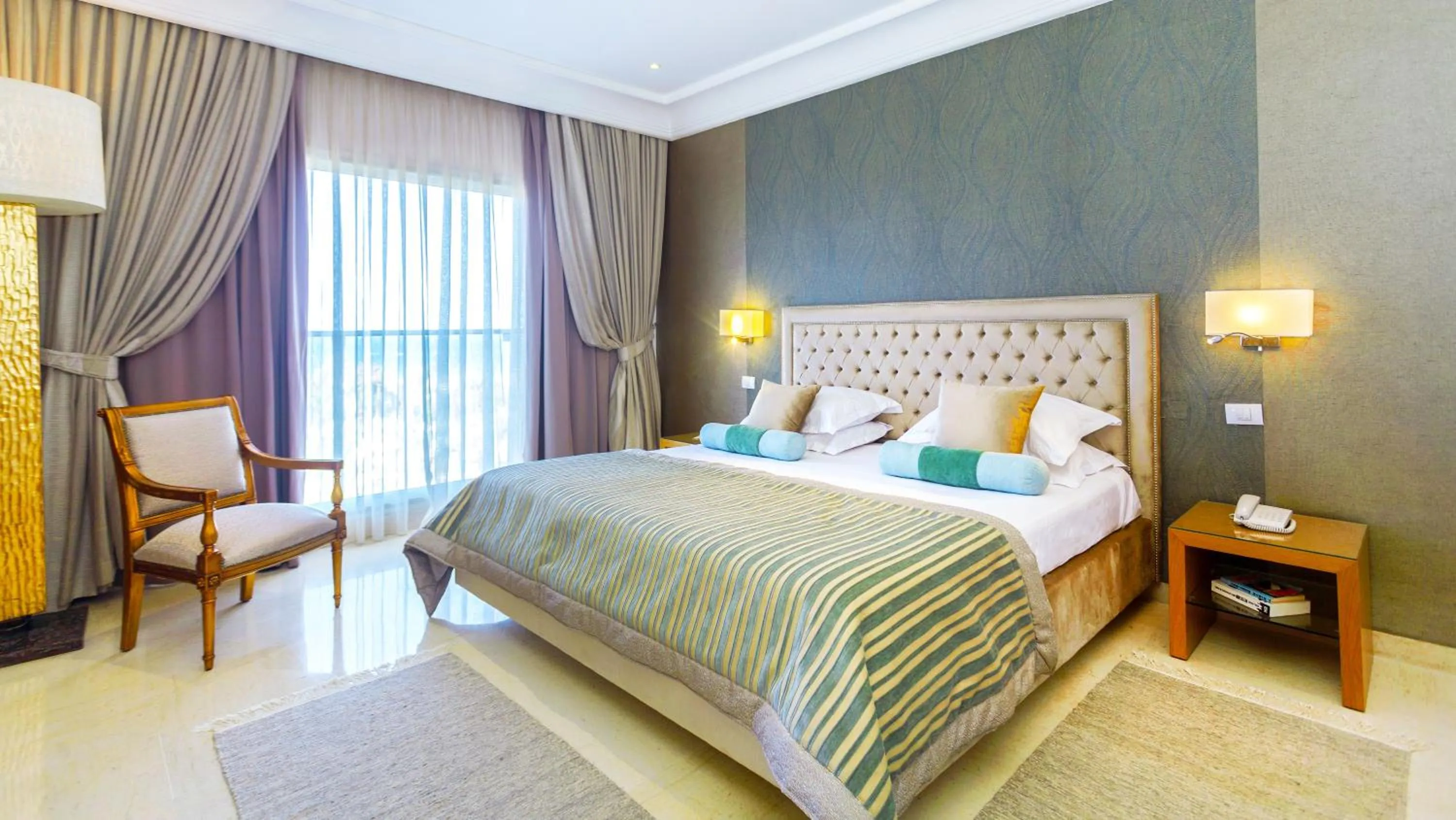 Bedroom, Bed in Occidental Sousse Marhaba