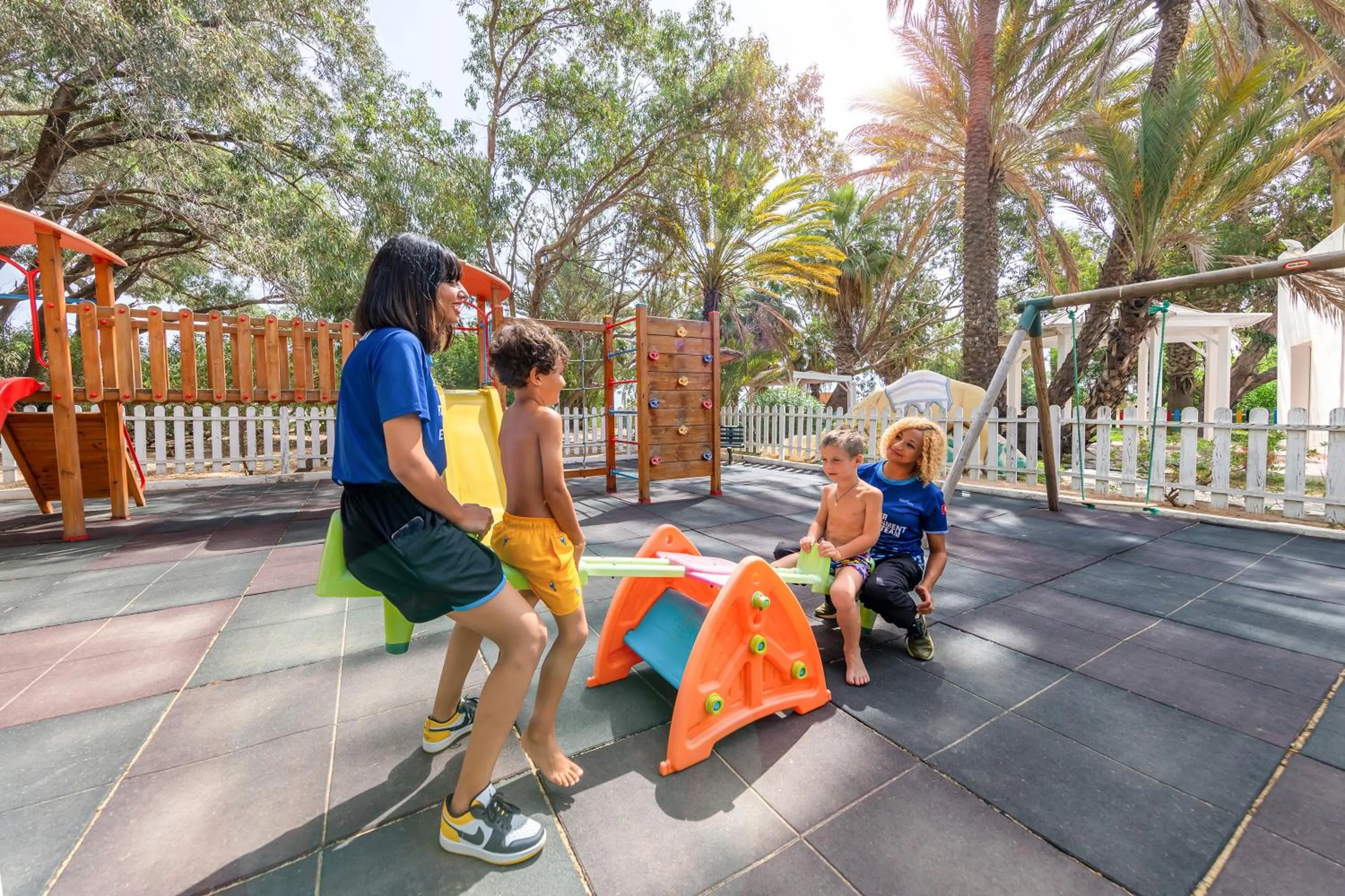 Children play ground in Marhaba Salem - Family Only