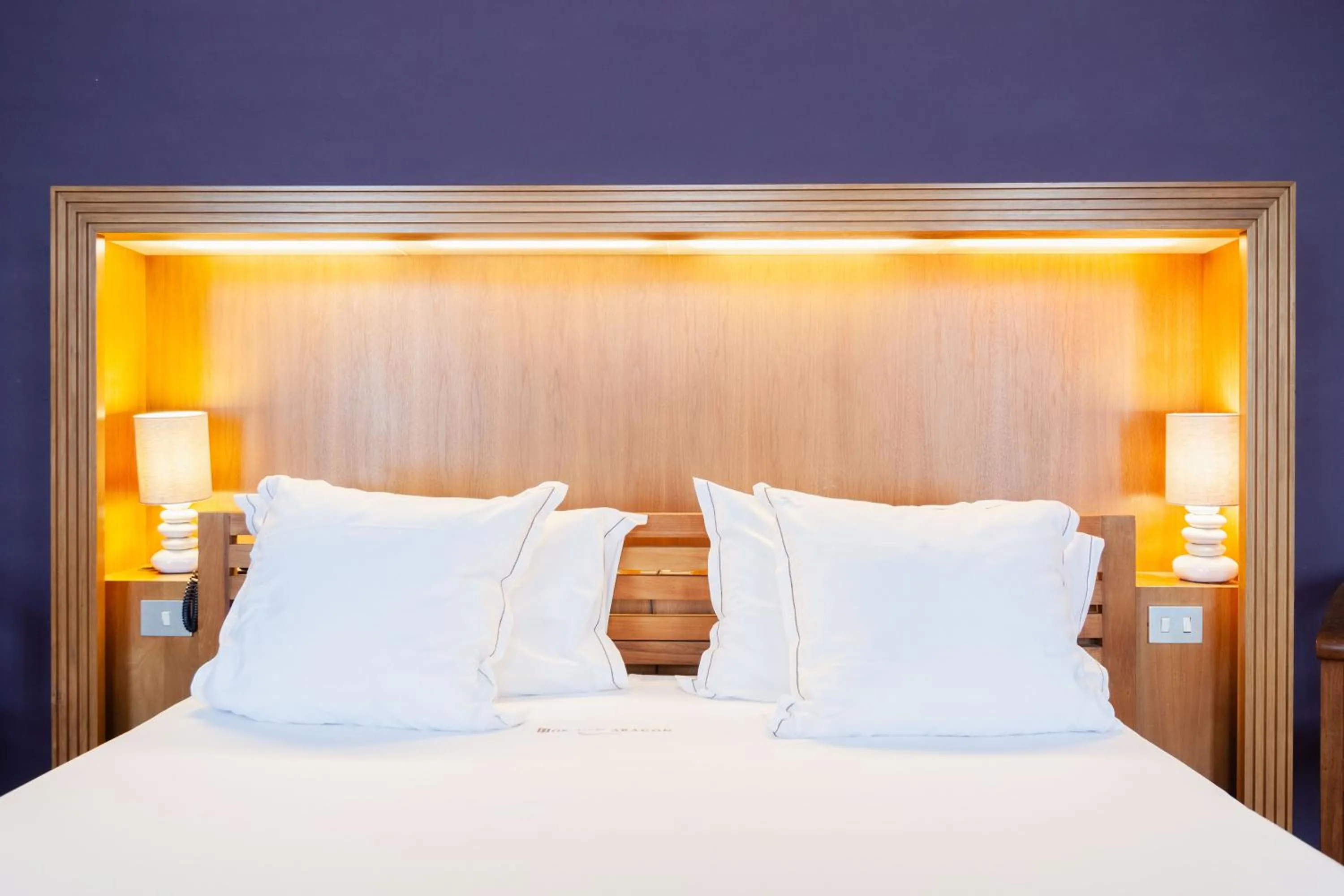 Bed in Hotel Hof van Aragon