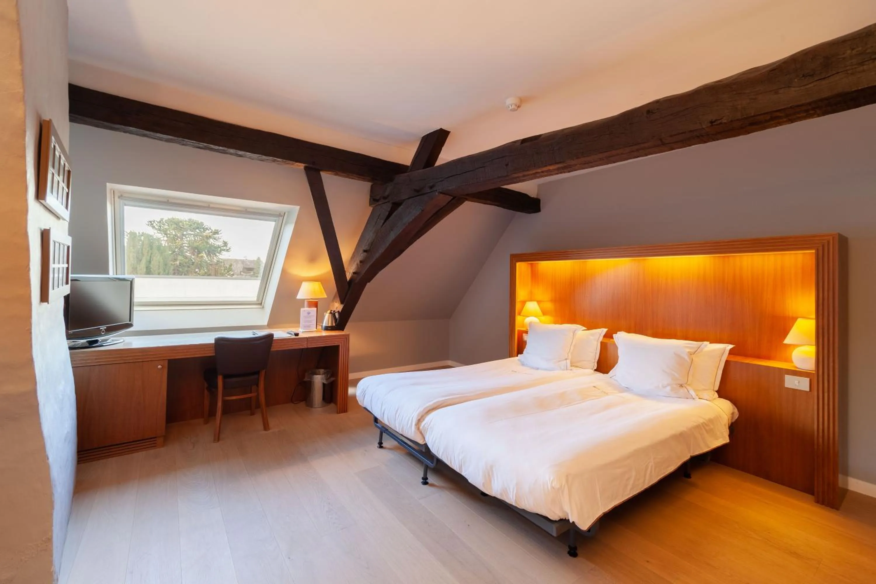 Bed in Hotel Hof van Aragon