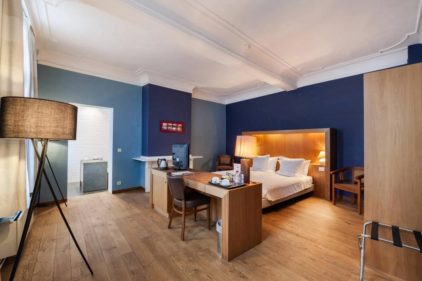 Bed in Hotel Hof van Aragon