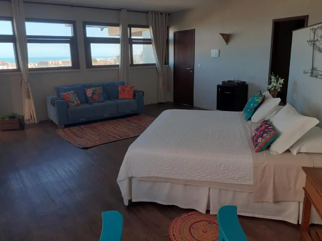 View (from property/room), Bed in Hotel Santuário das Águias by Nobile