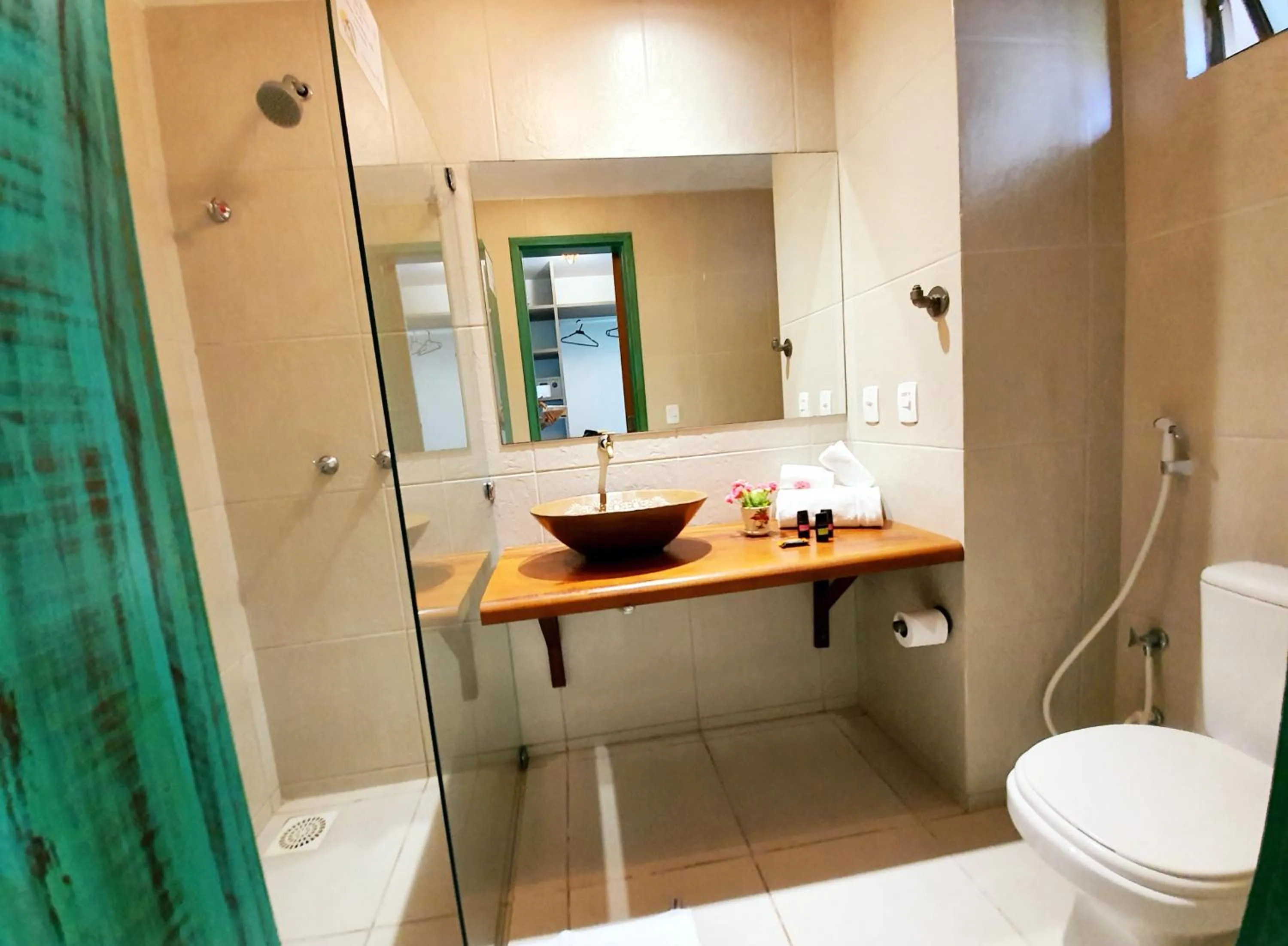 Shower in Hotel Santuário das Águias by Nobile