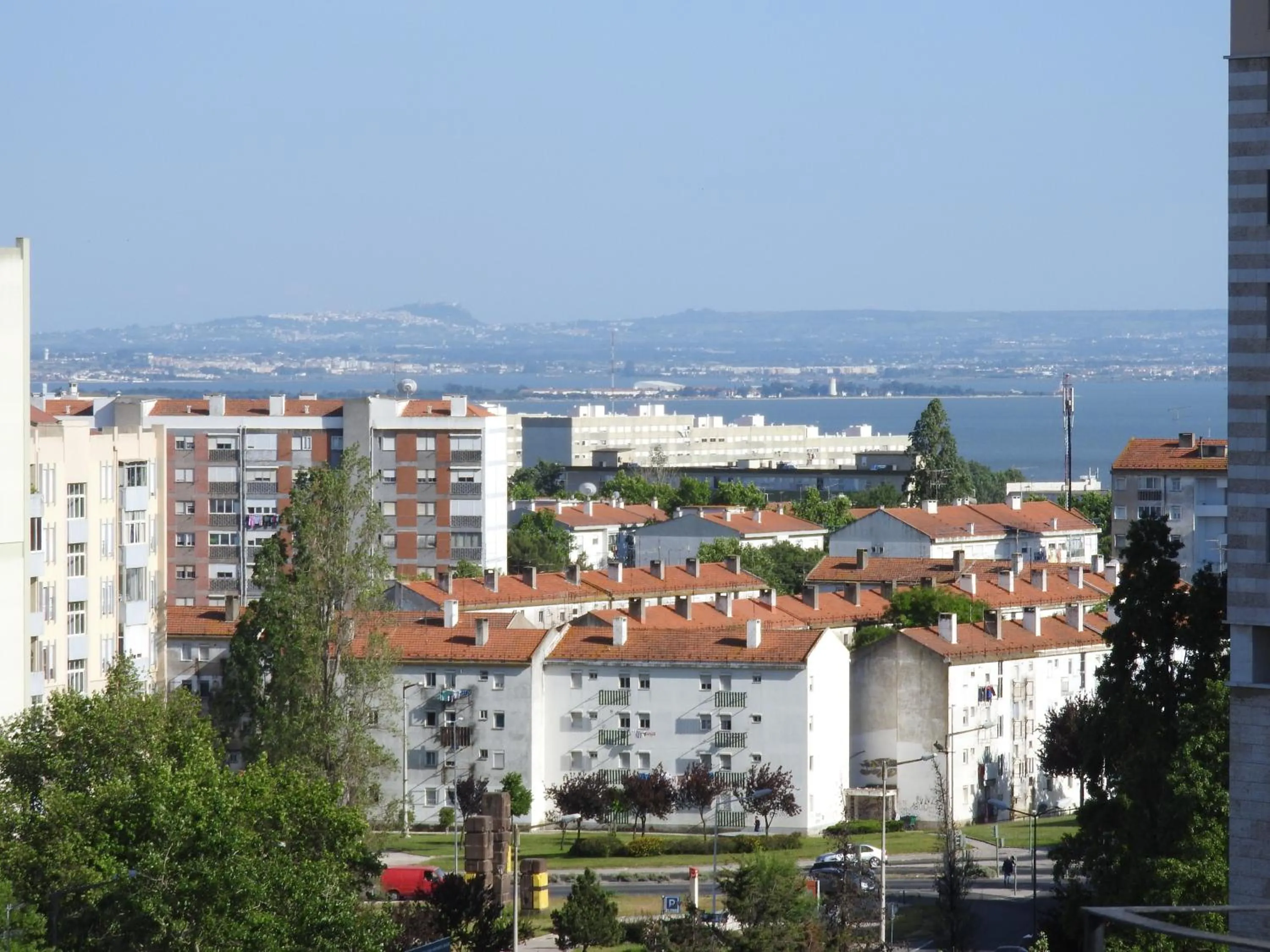 River view in Lisbon Airport Hostel