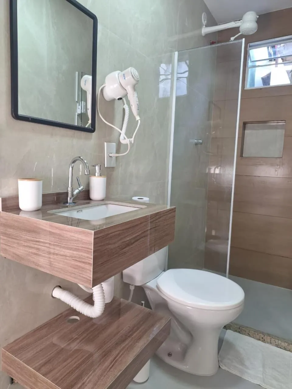 Shower in Pousada Vila Praiana