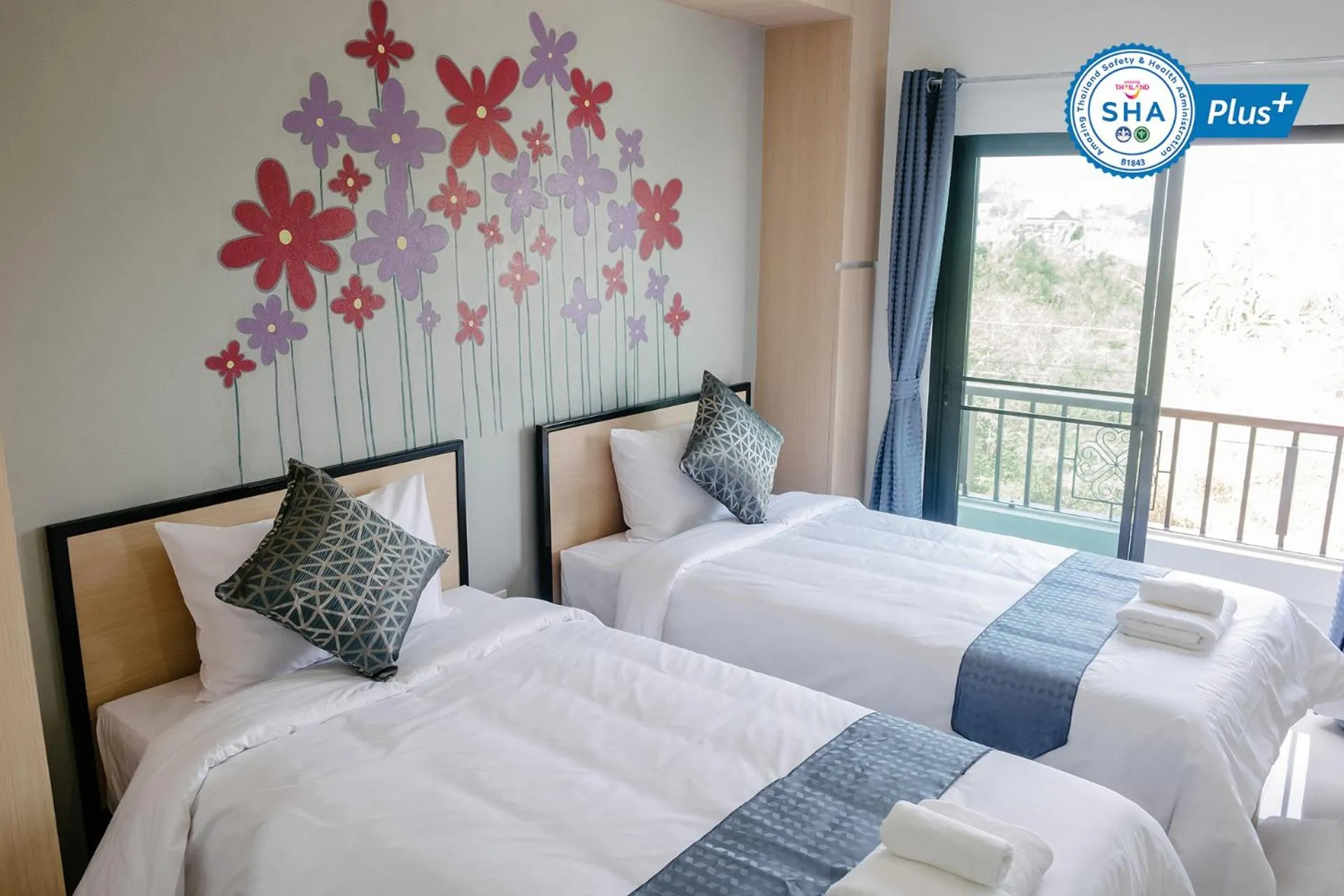 Bed in Sirimunta Hotel Chiang Rai Suite & Residence