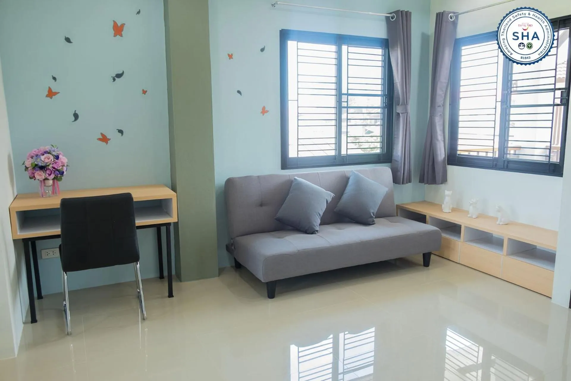 Living room in Sirimunta Hotel Chiang Rai Suite & Residence