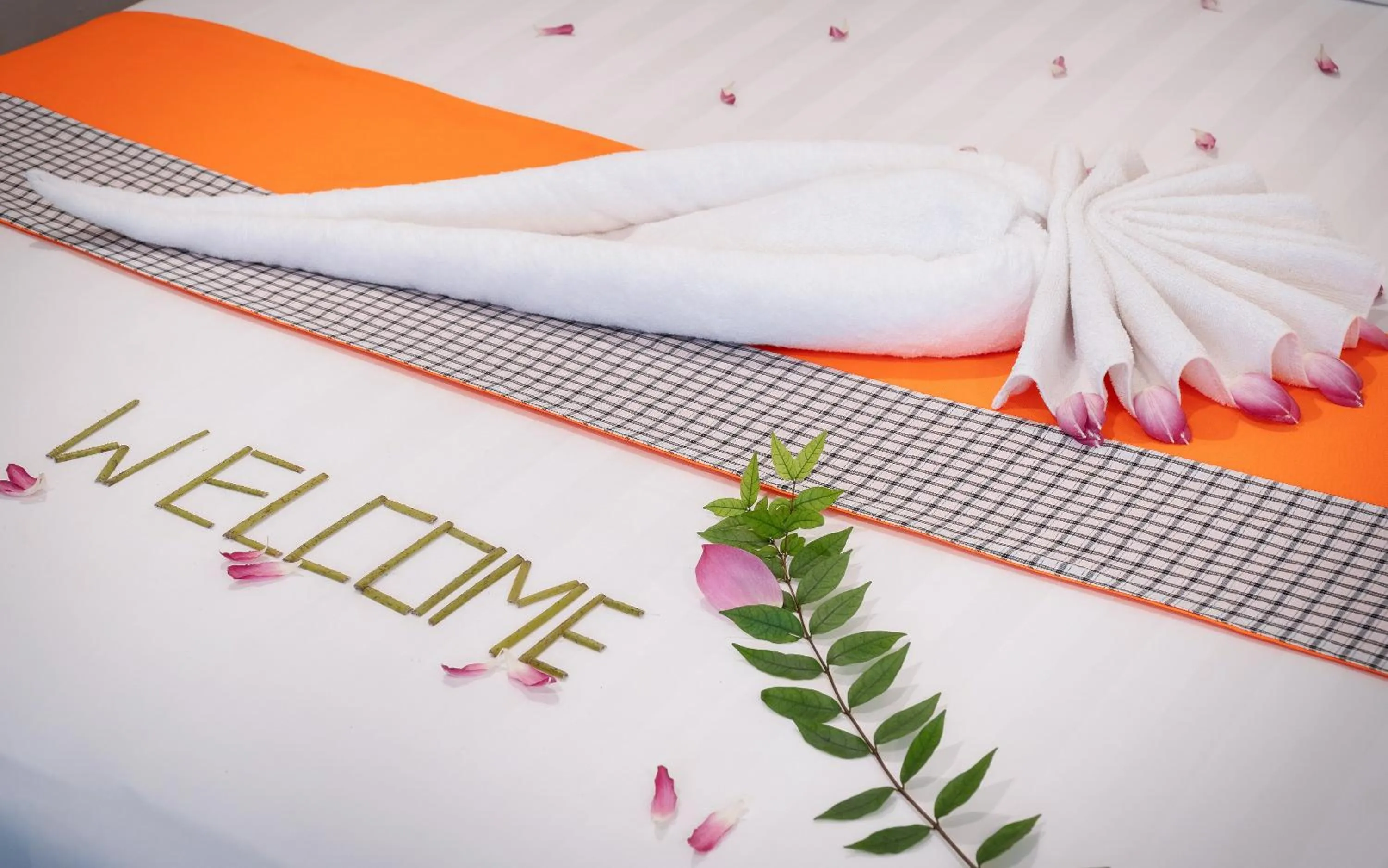 Bed in Indra Angkor Residence