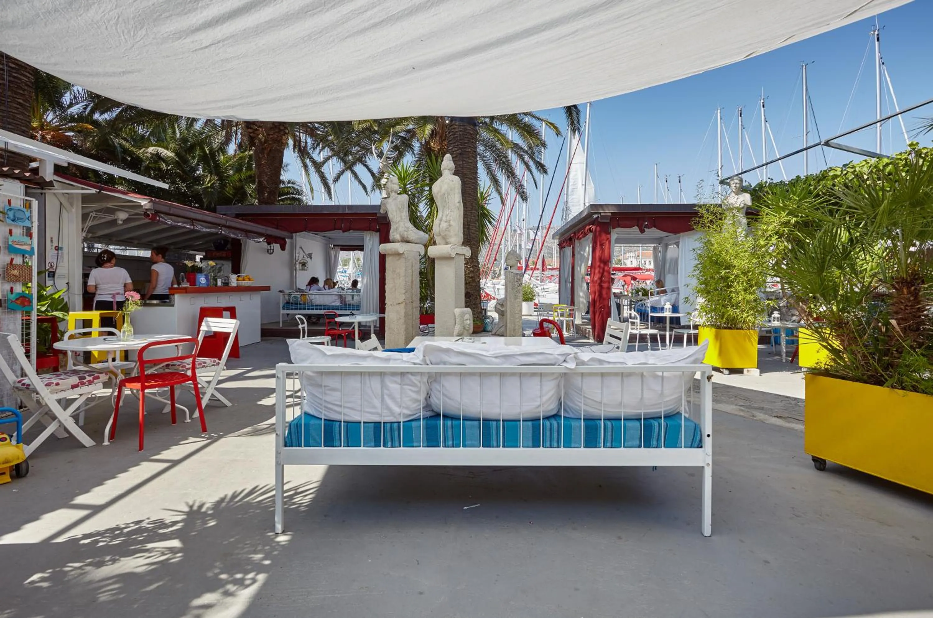 Buffet breakfast in Domus Maritima