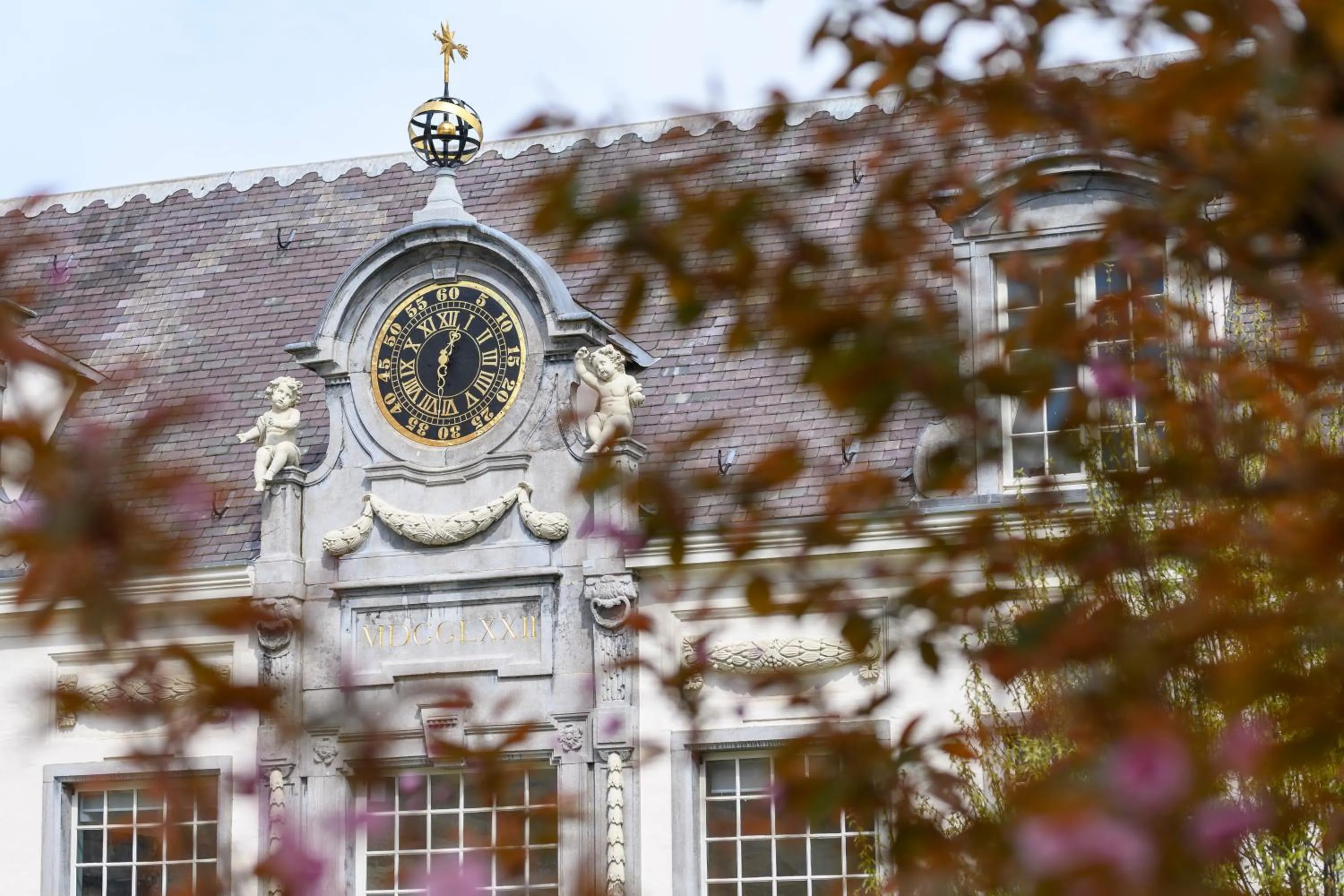 Garden view in Hotel Rubens-Grote Markt