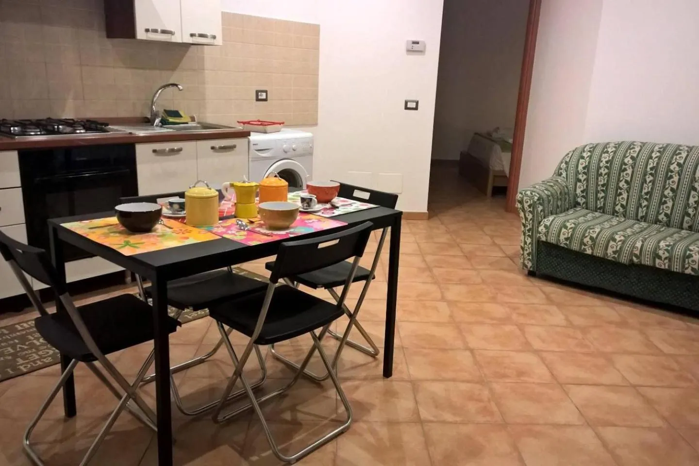 Living room in B&B Glicini