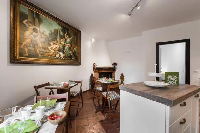 Dining area in B&B Glicini