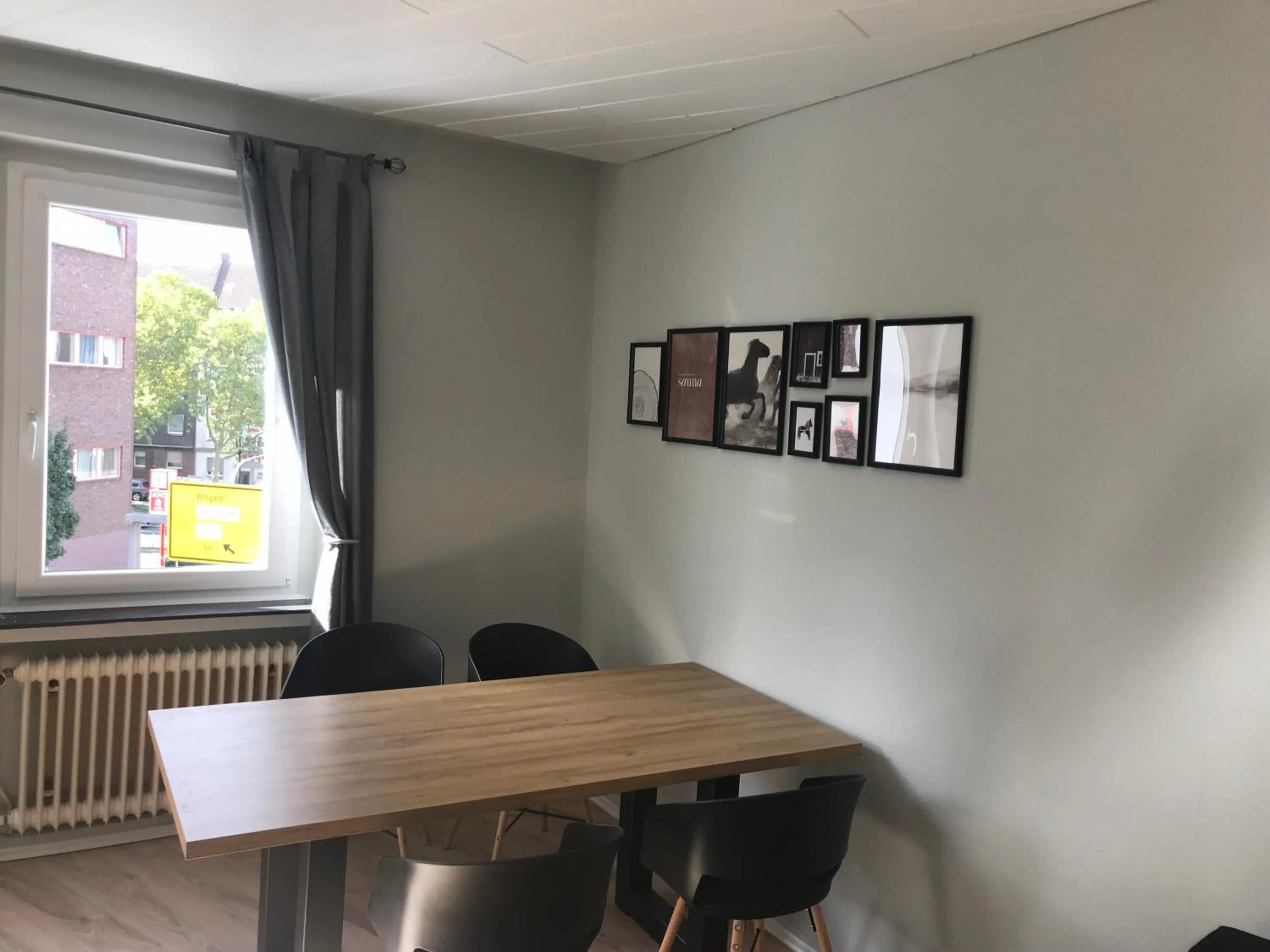 Dining area in TM Aparts