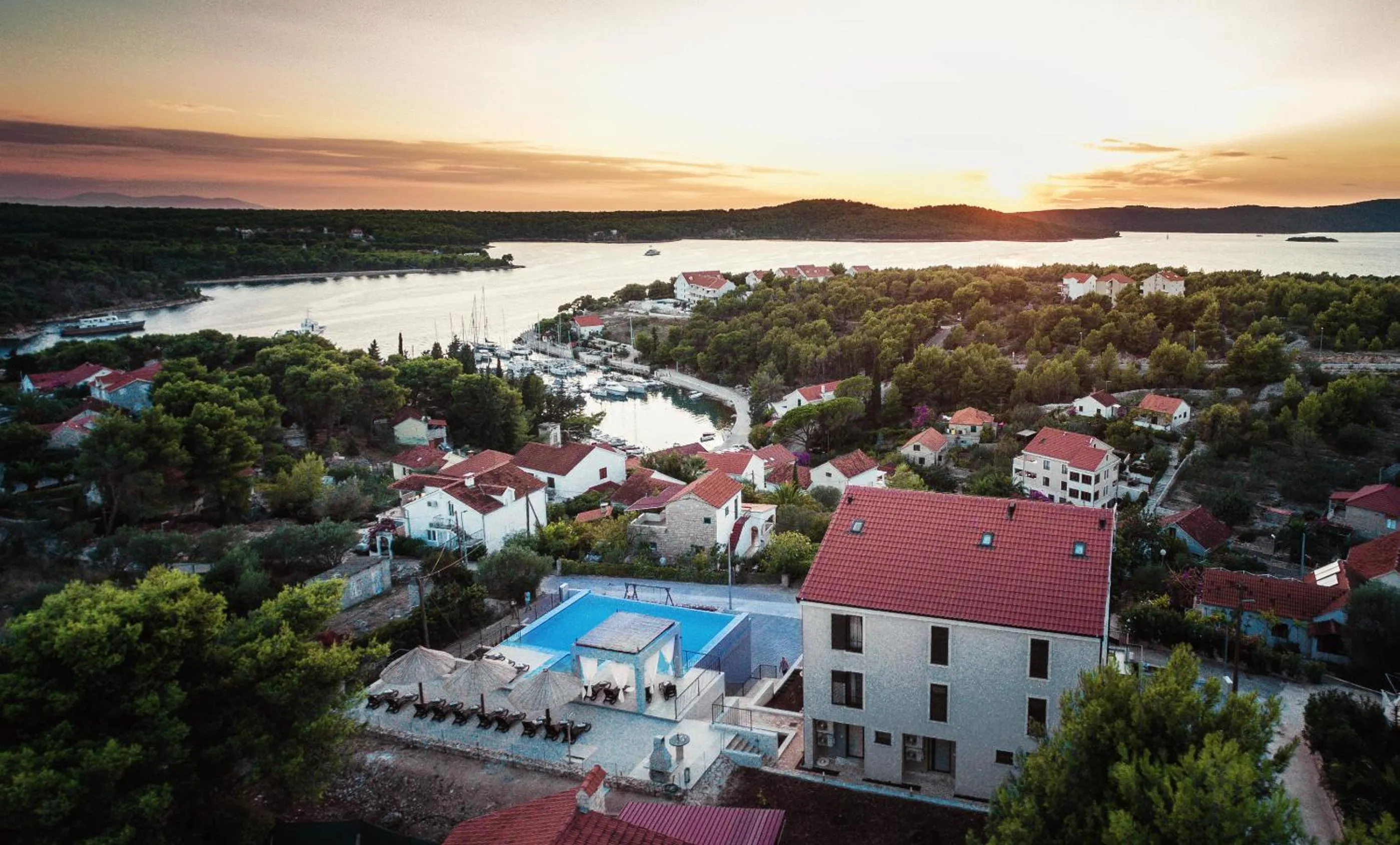 Bird's eye view in Villa Toma - Private Estate