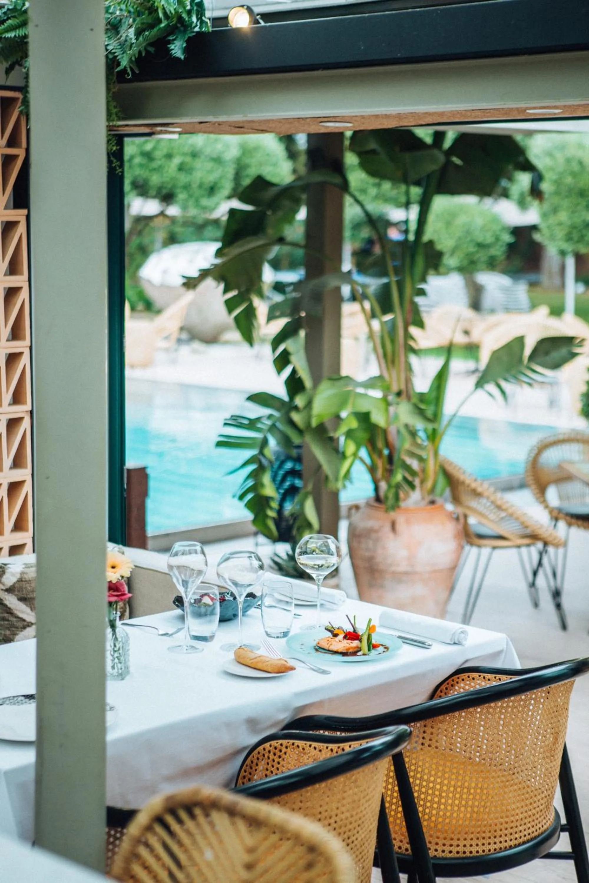 Restaurant/places to eat in Villa Duflot Hôtel & Spa Perpignan