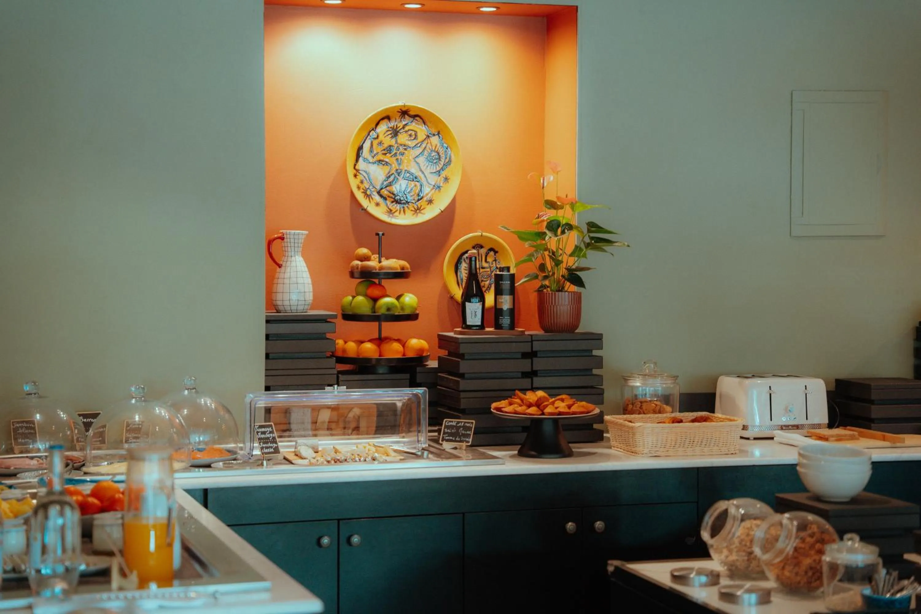 Breakfast in Villa Duflot Hôtel & Spa Perpignan