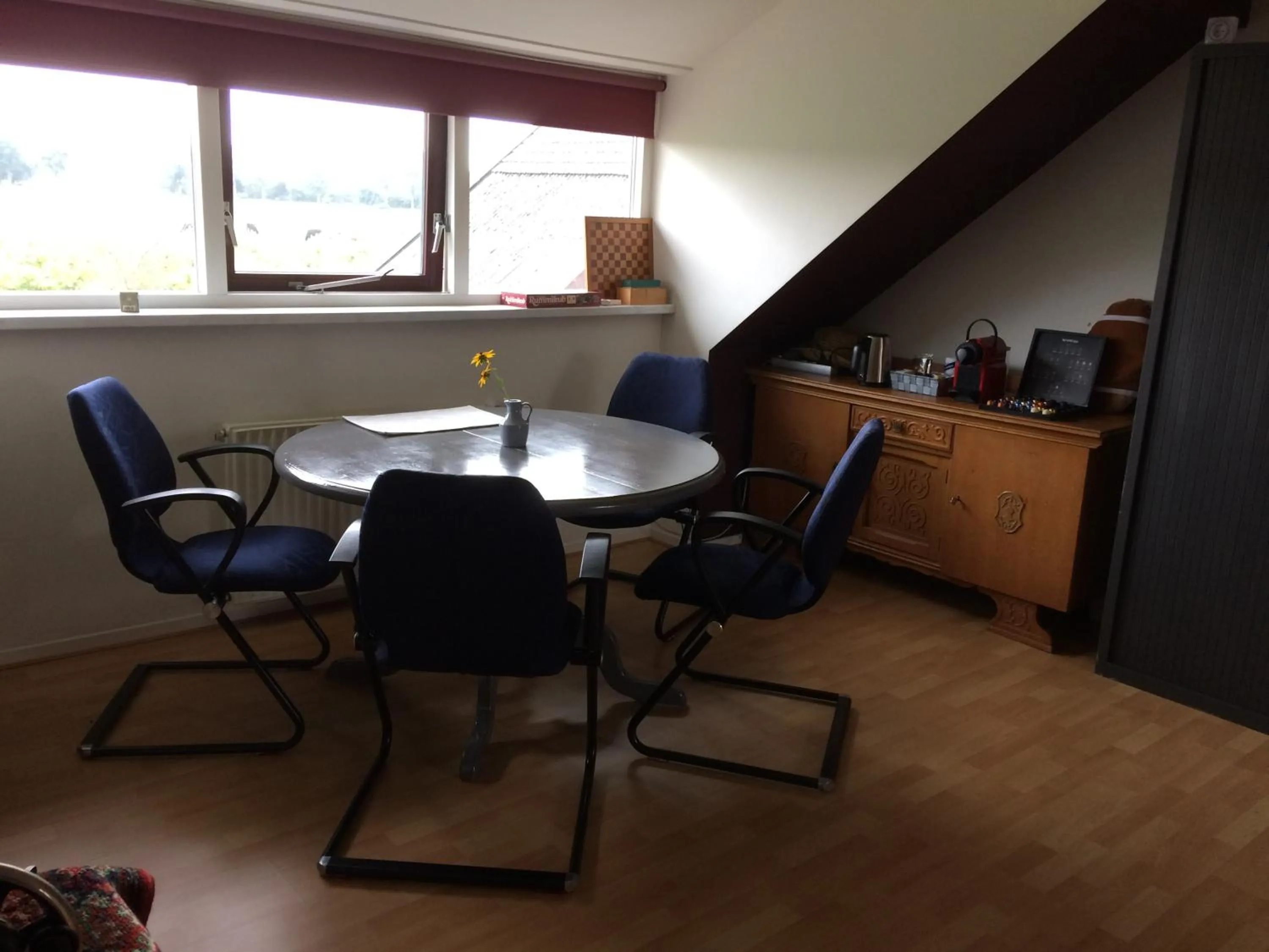 Dining area in B&B op Wijngoed Havelte