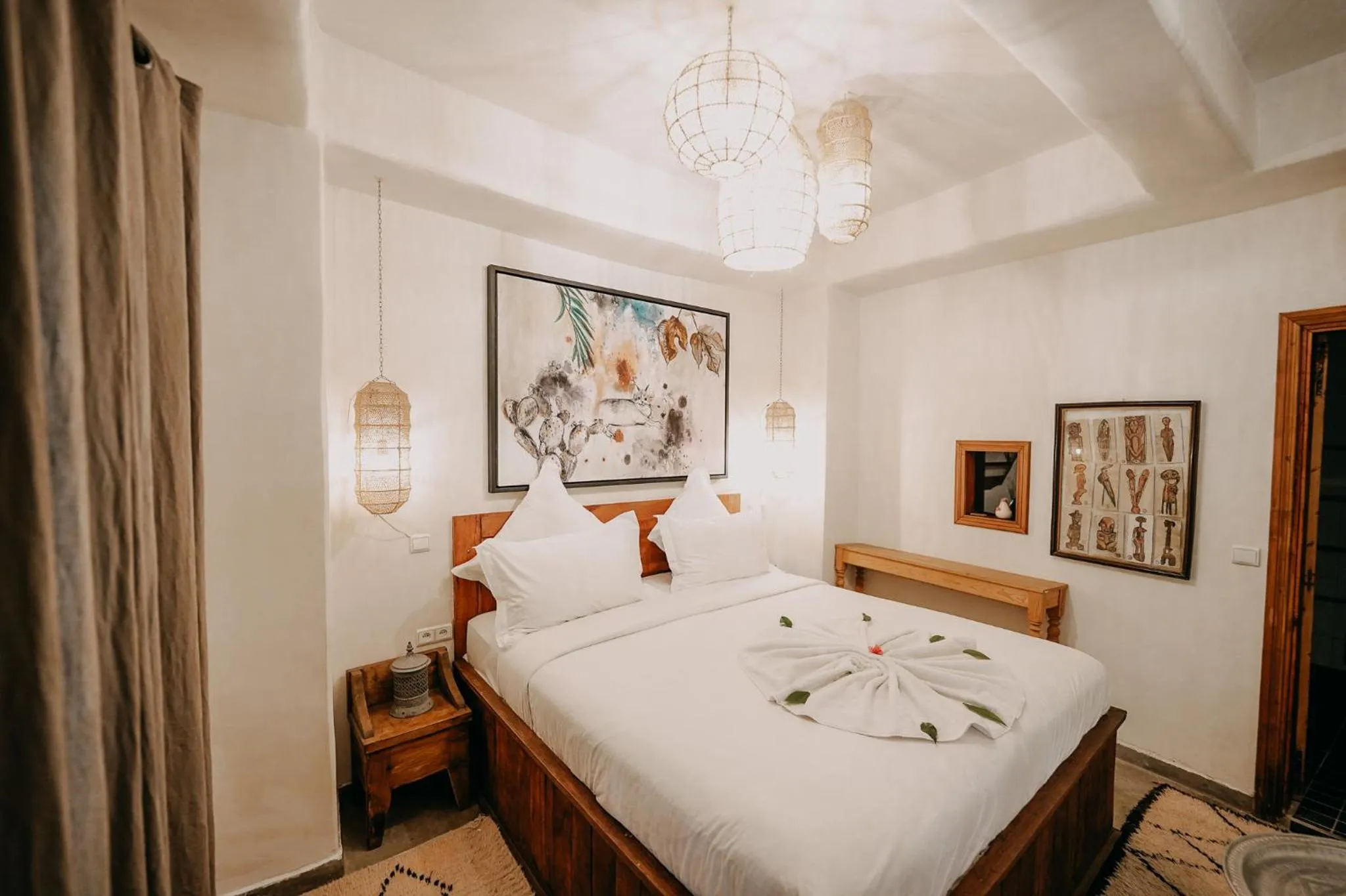 Bed in La Ferme Medina