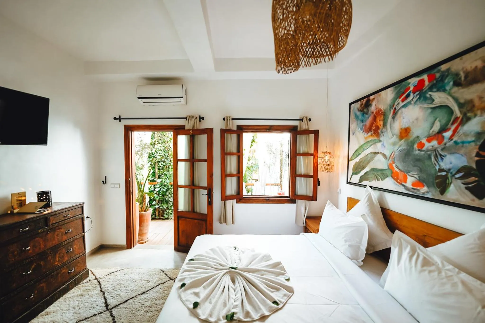 Bed in La Ferme Medina