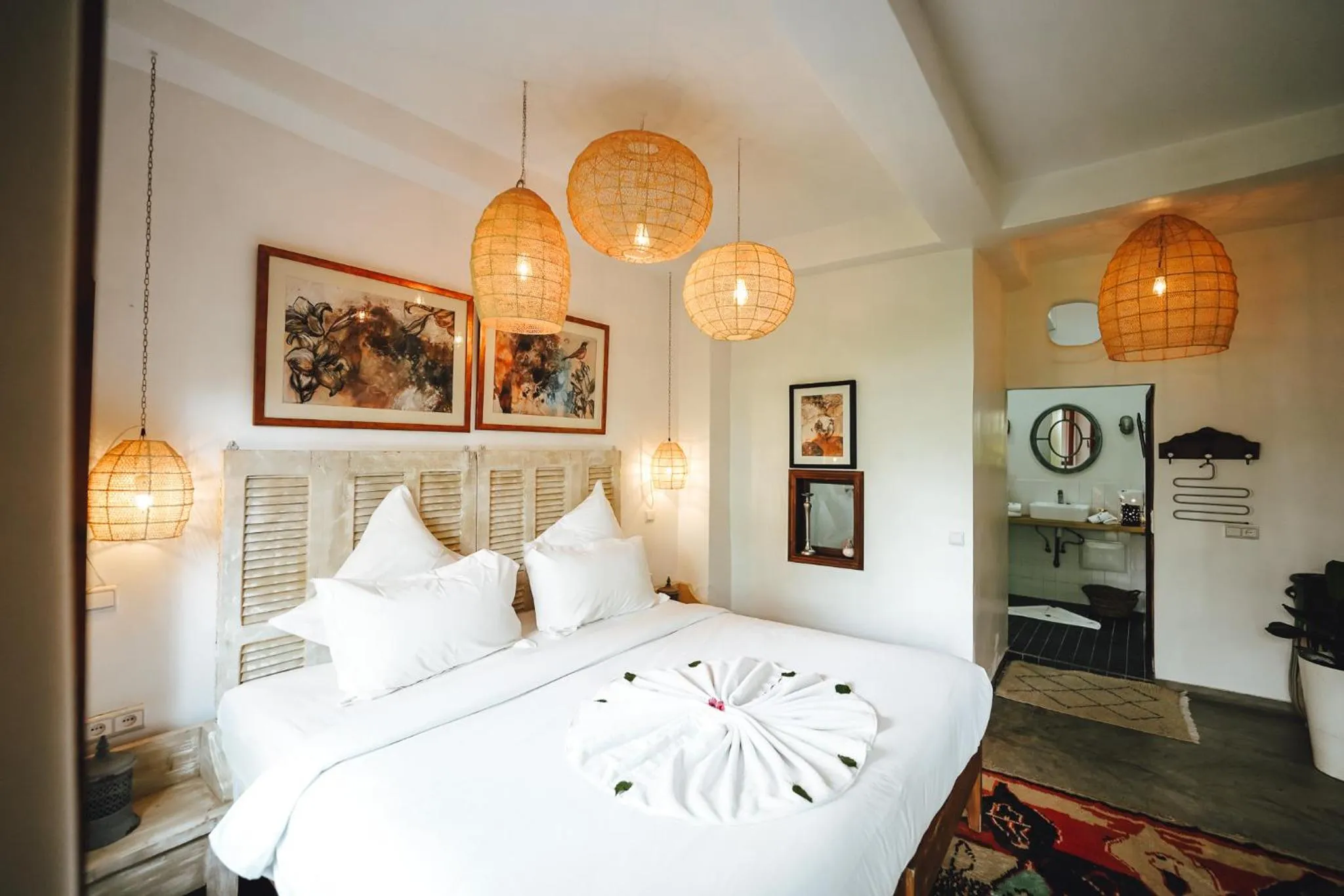 Bed in La Ferme Medina