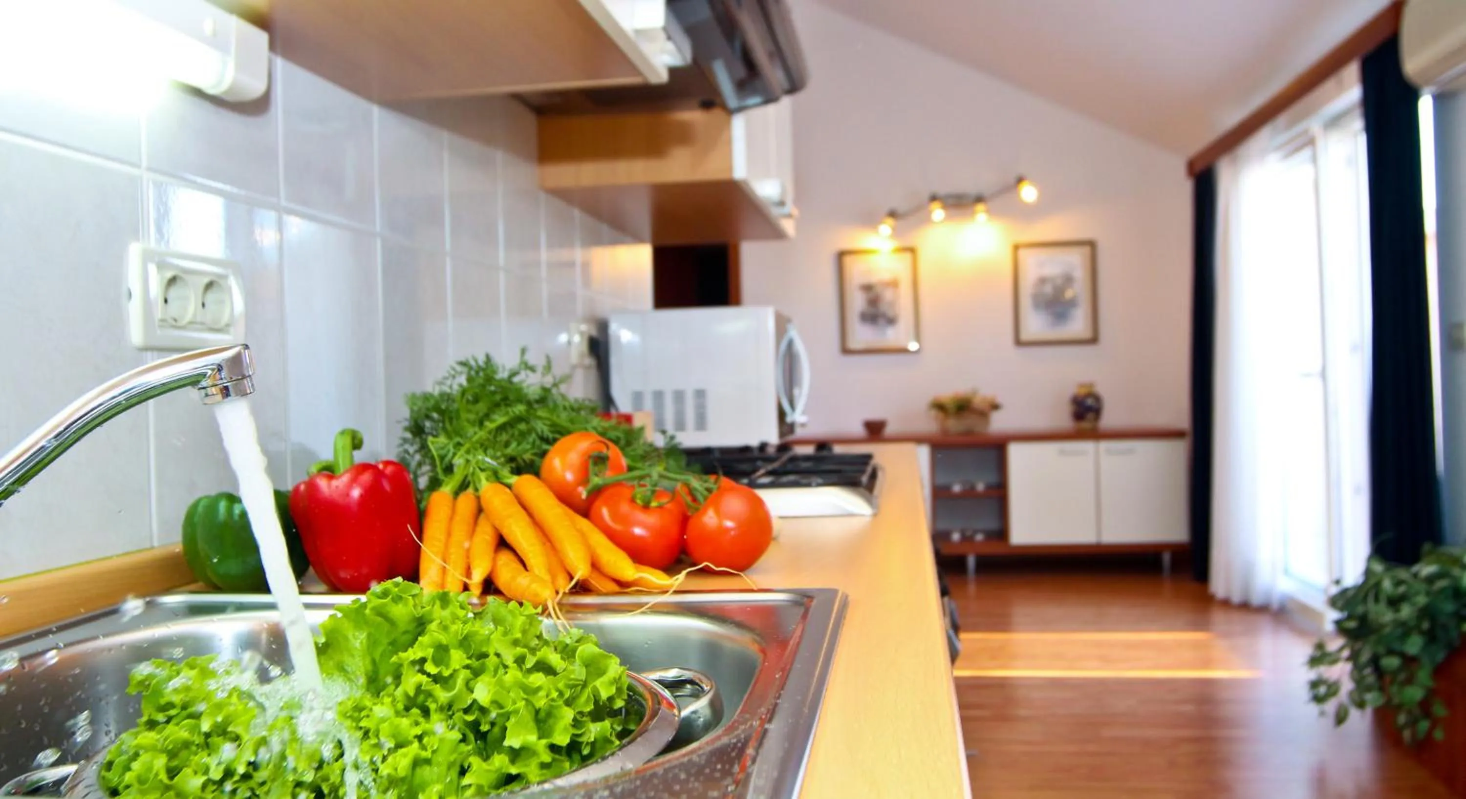 Kitchen or kitchenette in Villa Midea