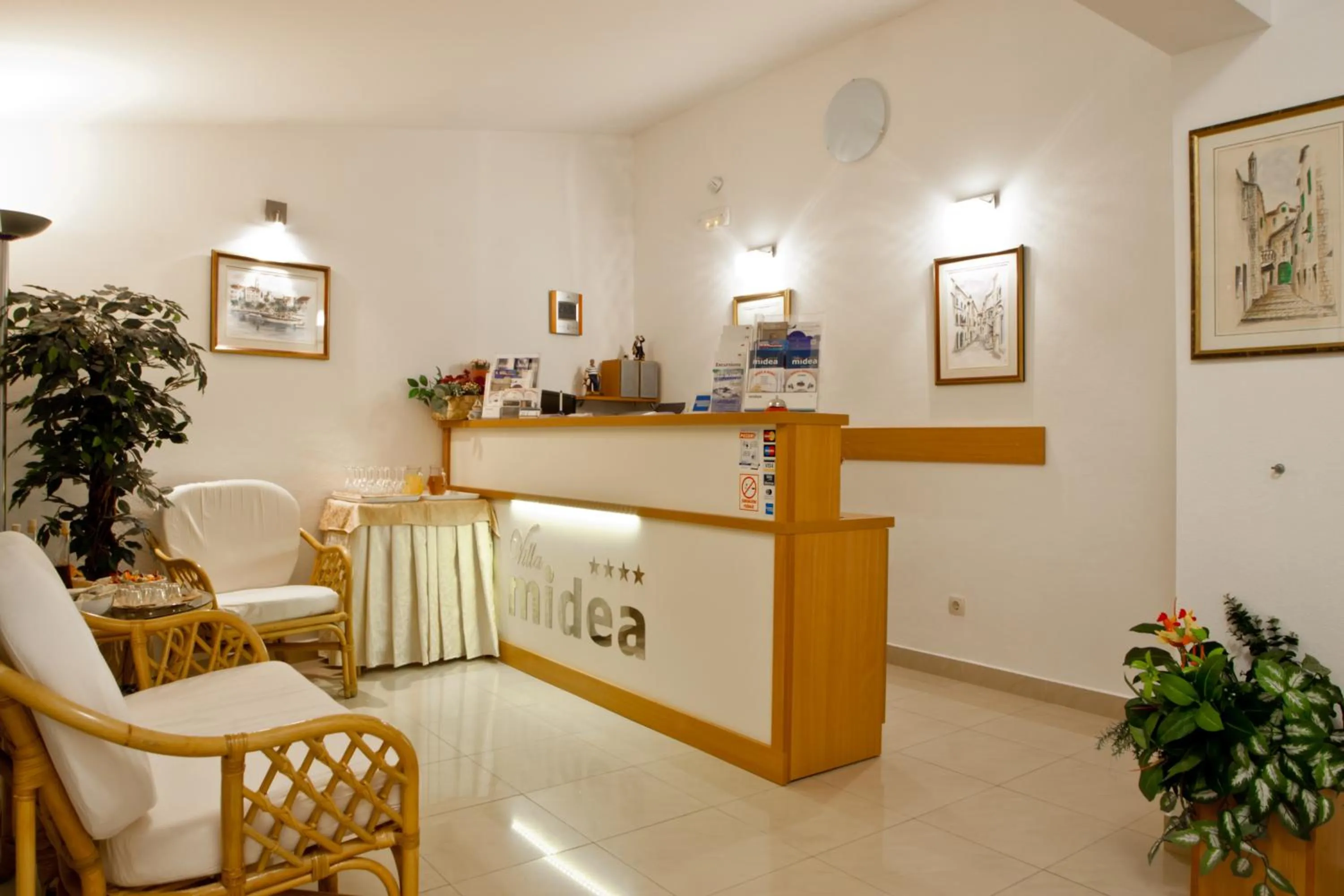 Lobby or reception in Villa Midea