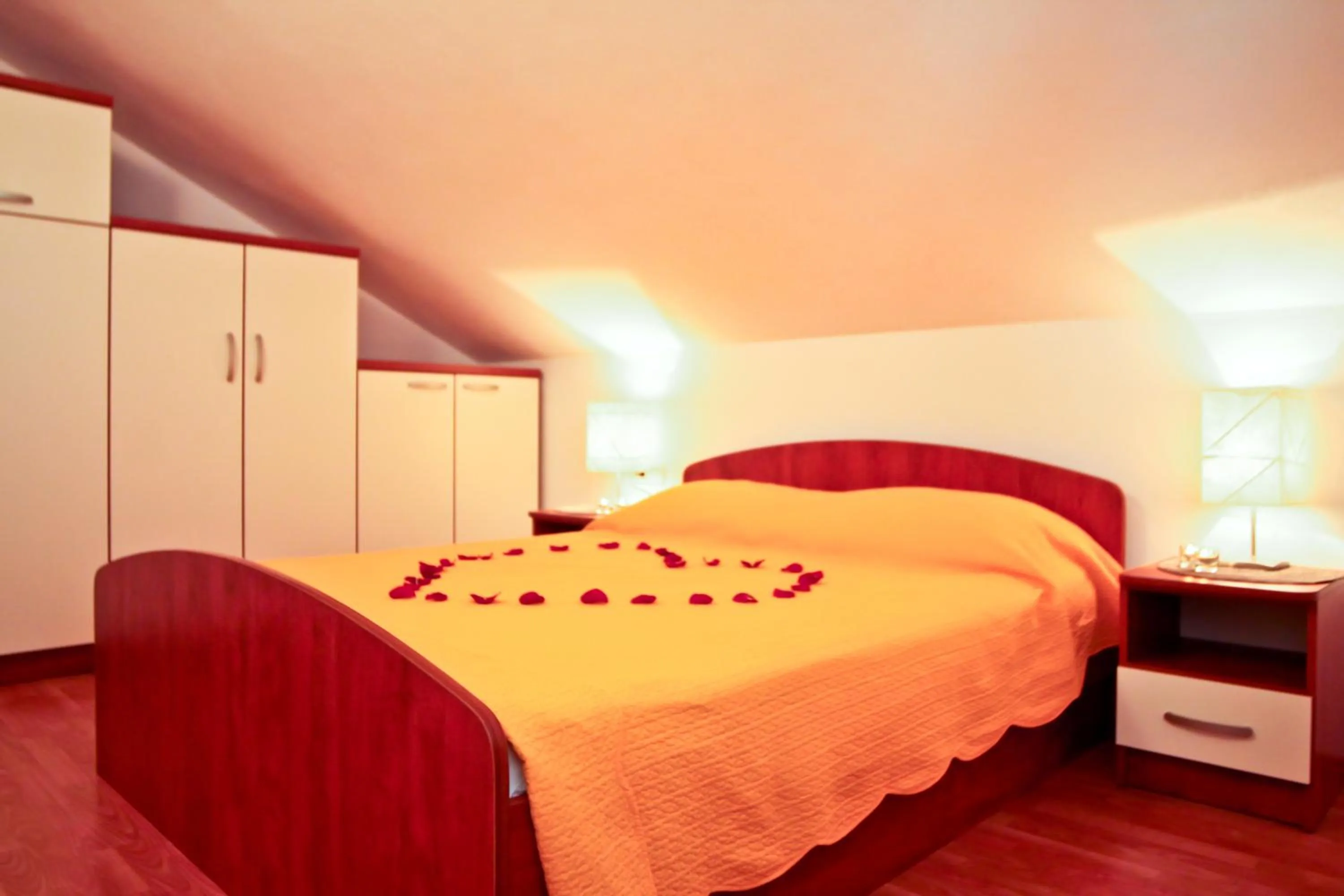 Bed in Villa Midea