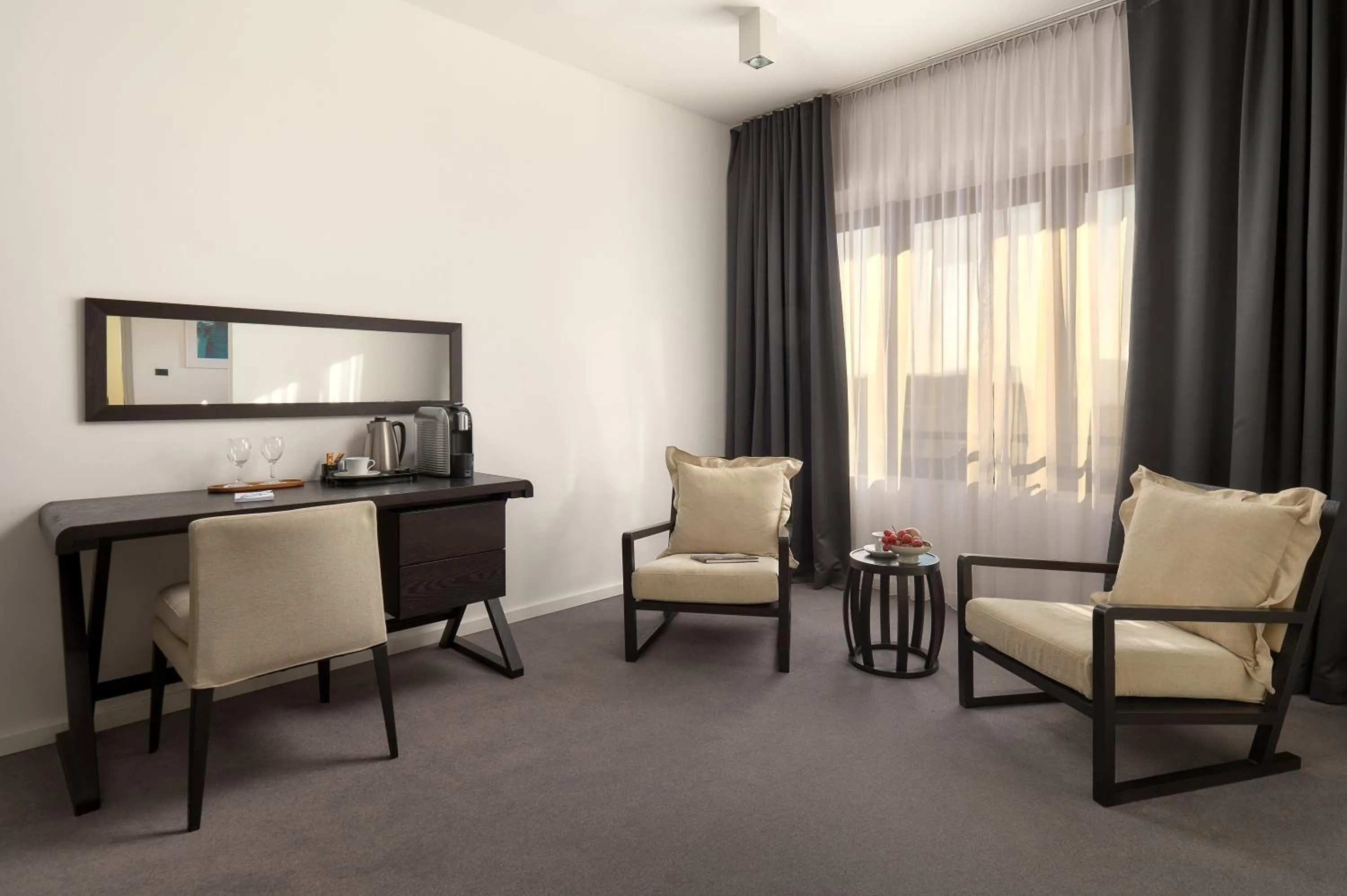 Seating area in Hotel Atrium