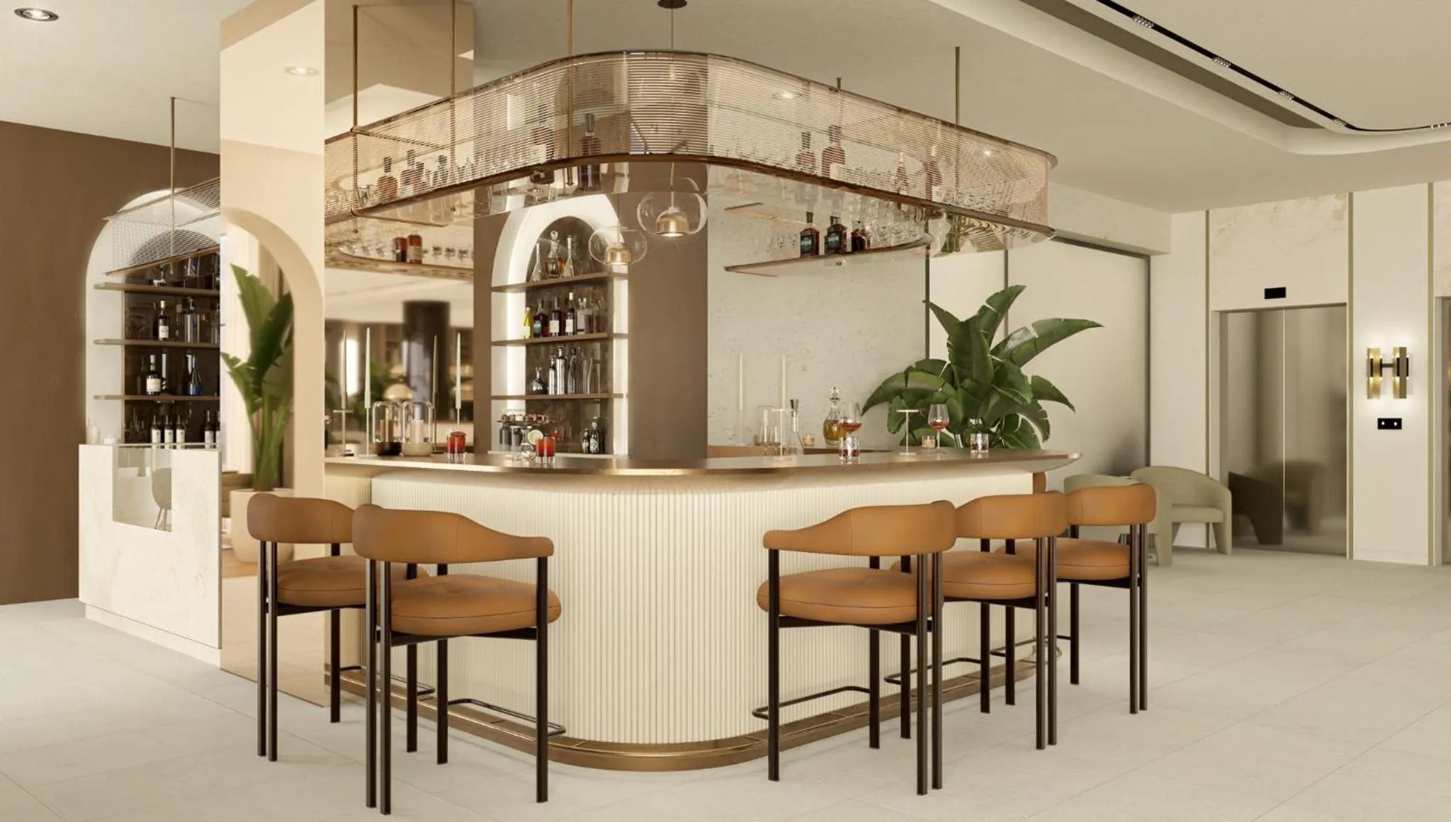 Lounge or bar in Hotel Atrium