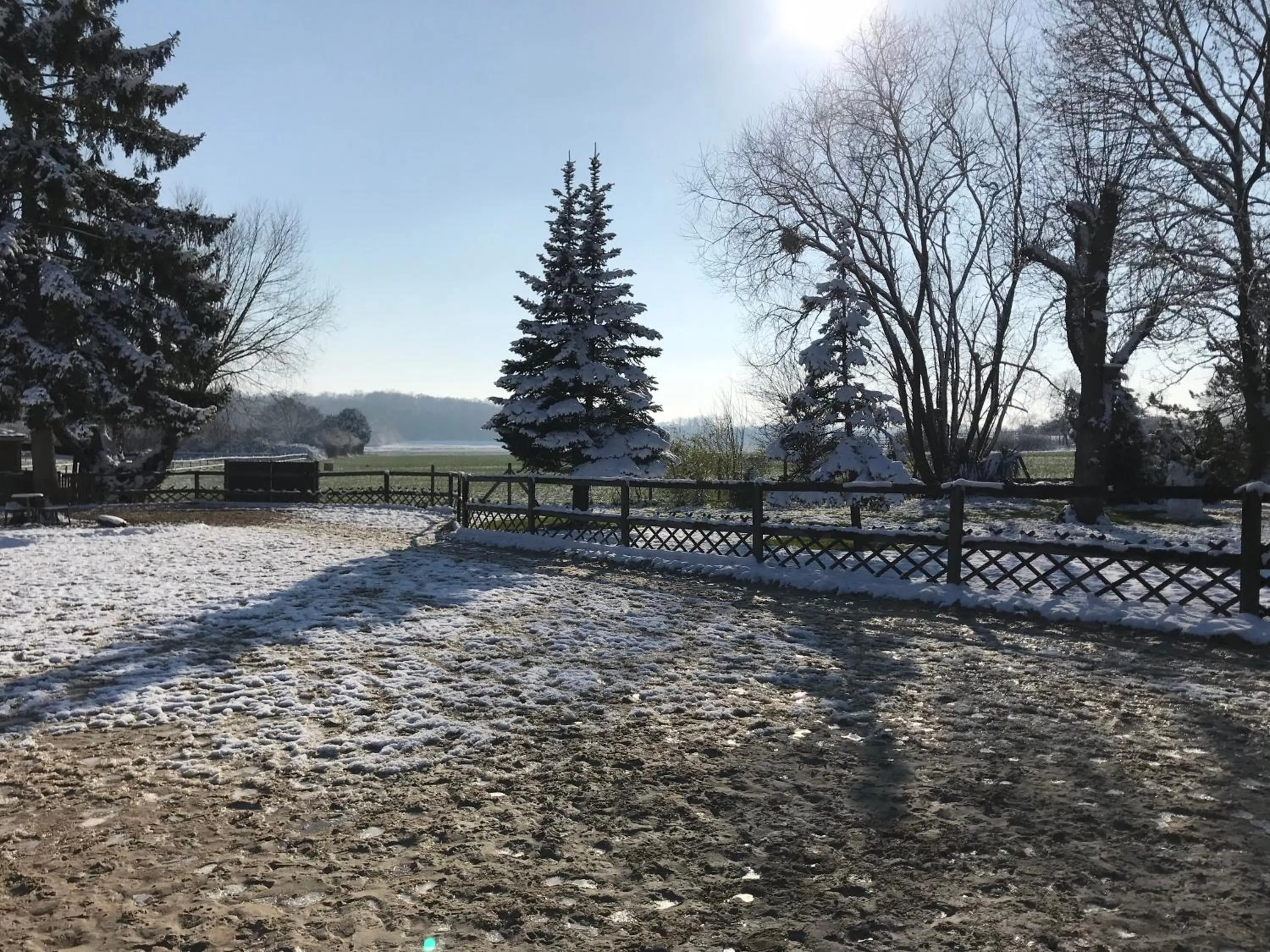 Winter in Les Crinieres En Brie