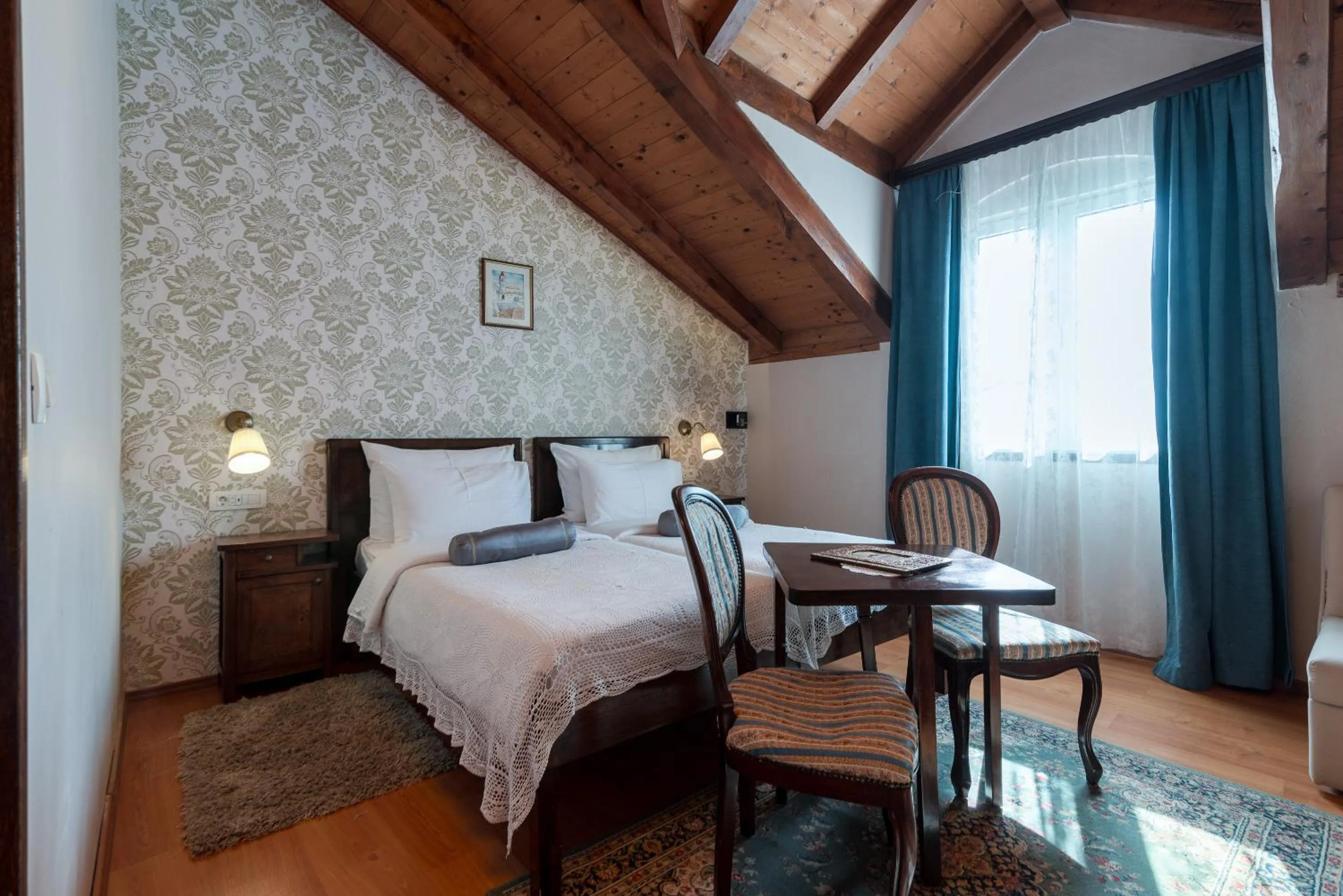 Bed in Heritage Hotel Pasike