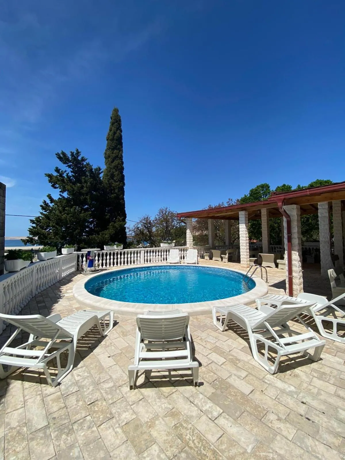 Swimming pool in Mobile Homes Vila Punta
