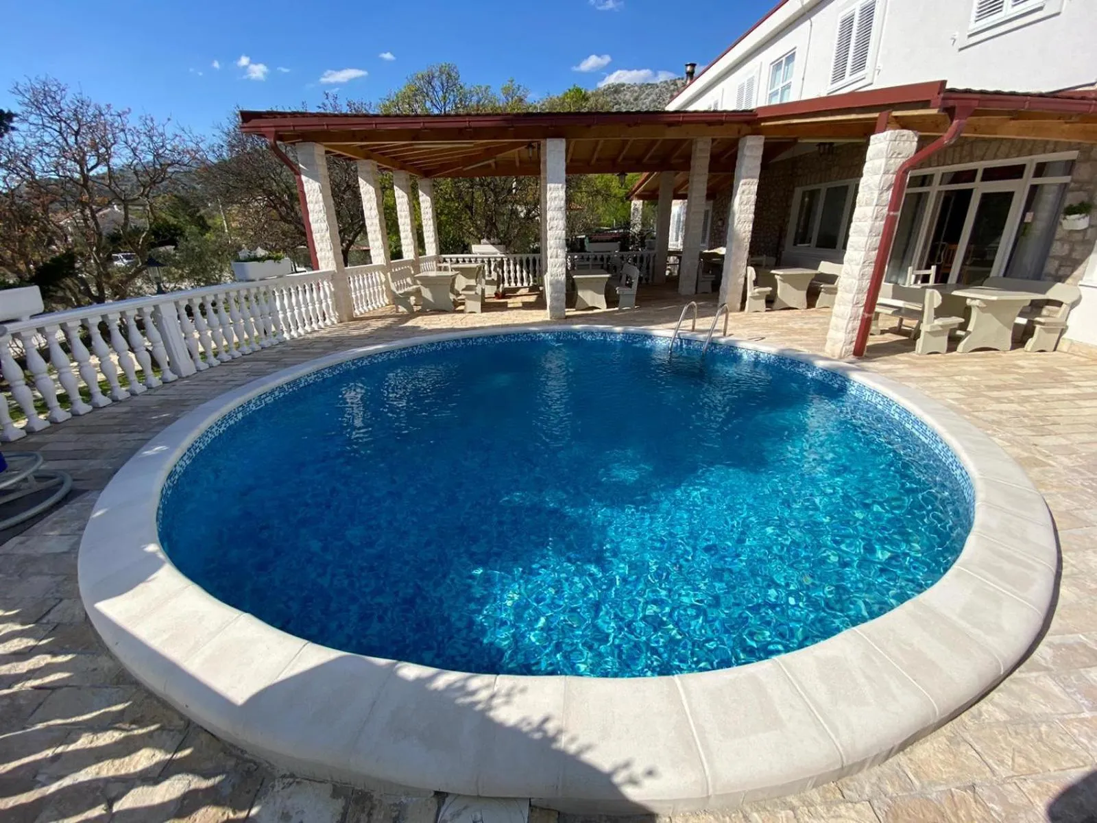 Swimming pool in Mobile Homes Vila Punta