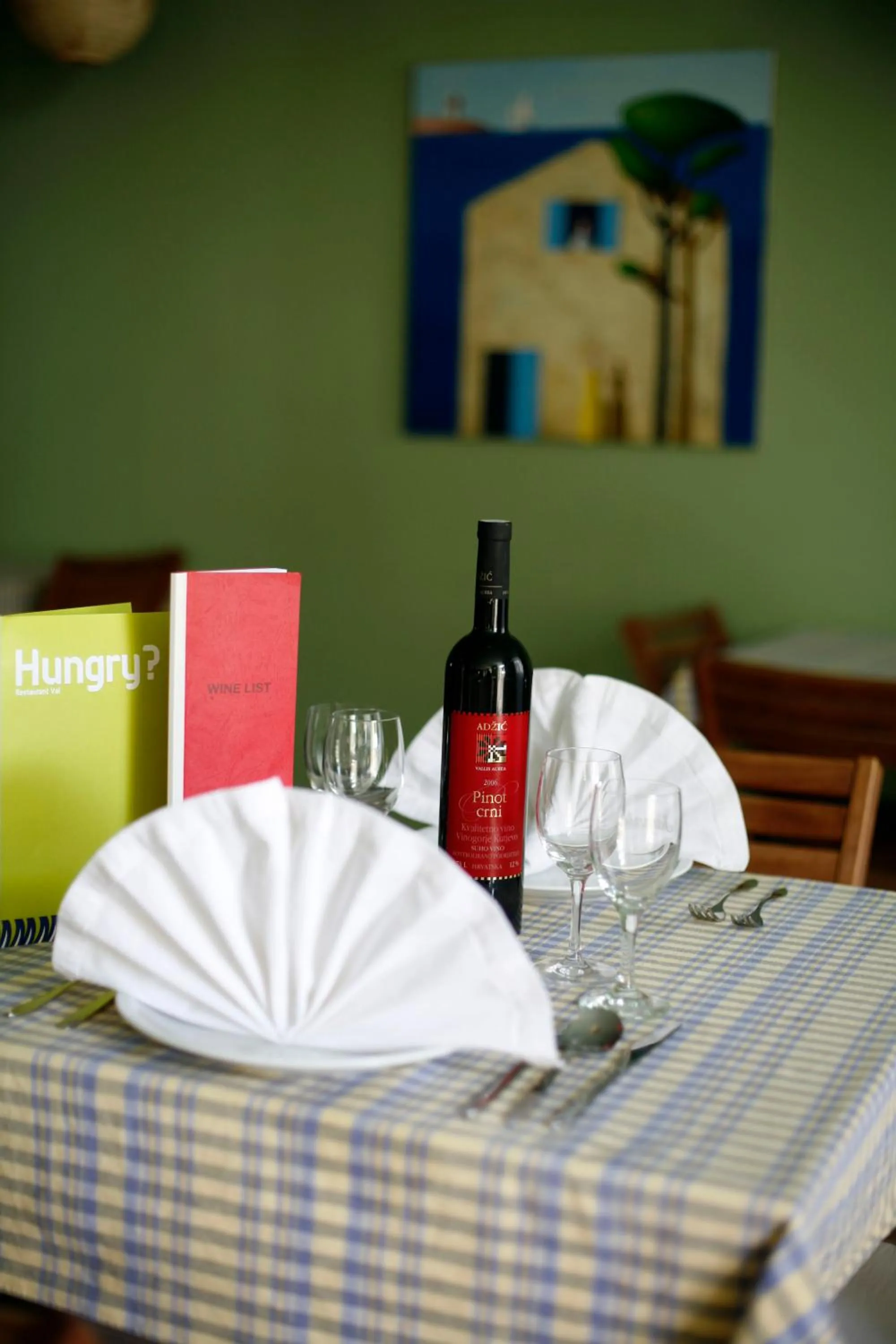 Alcoholic drinks in Hotel Maestral