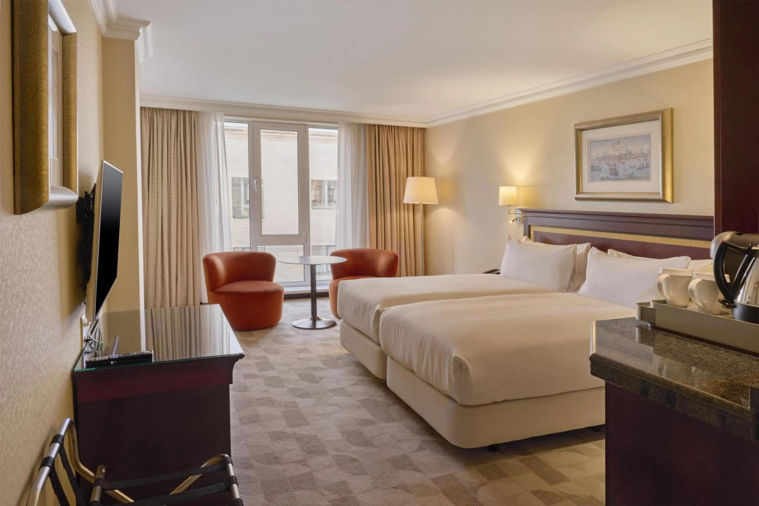 Bed in Hilton Antwerp Old Town