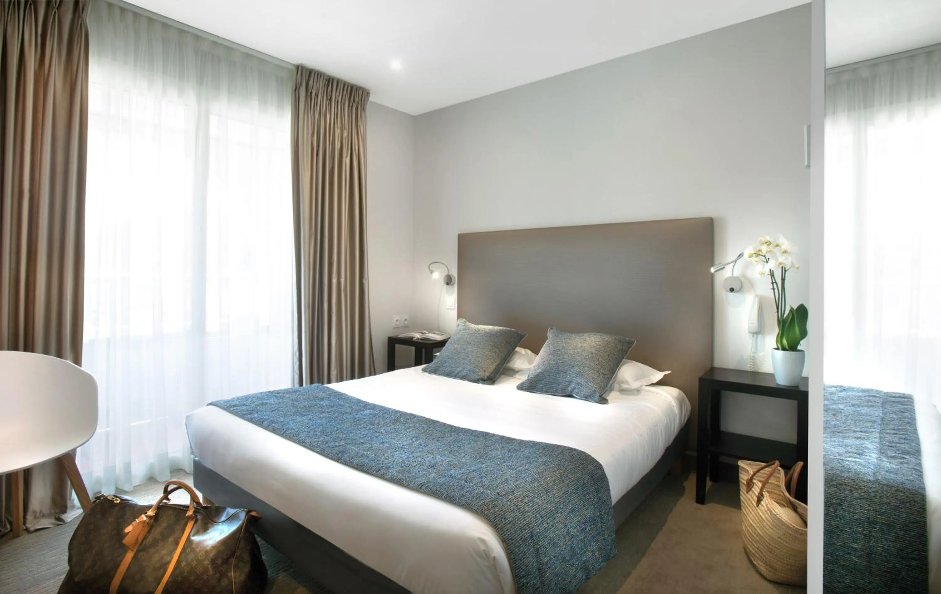 Bed in Le Cottage - Hotel & Spa