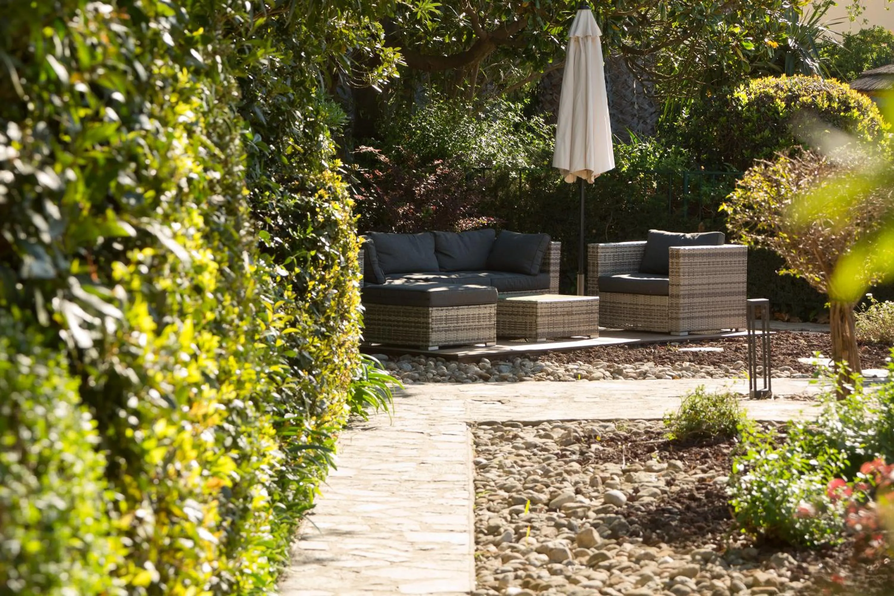 Garden in Le Cottage - Hotel & Spa